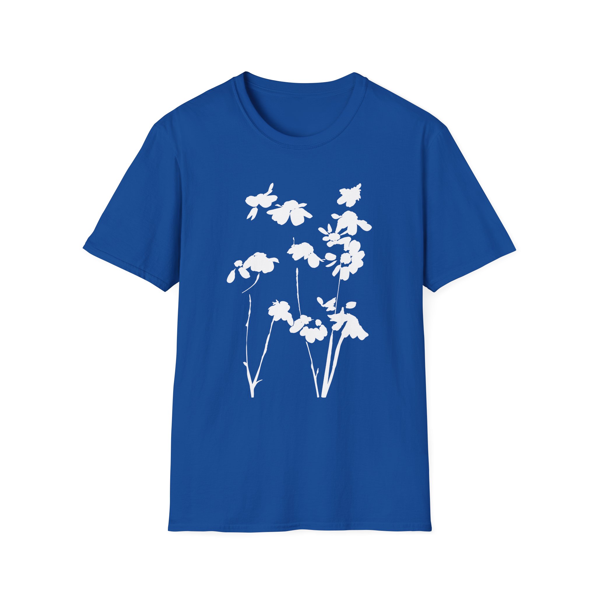 AG petal blurred flowers Unisex Softstyle T-Shirt - Image 13