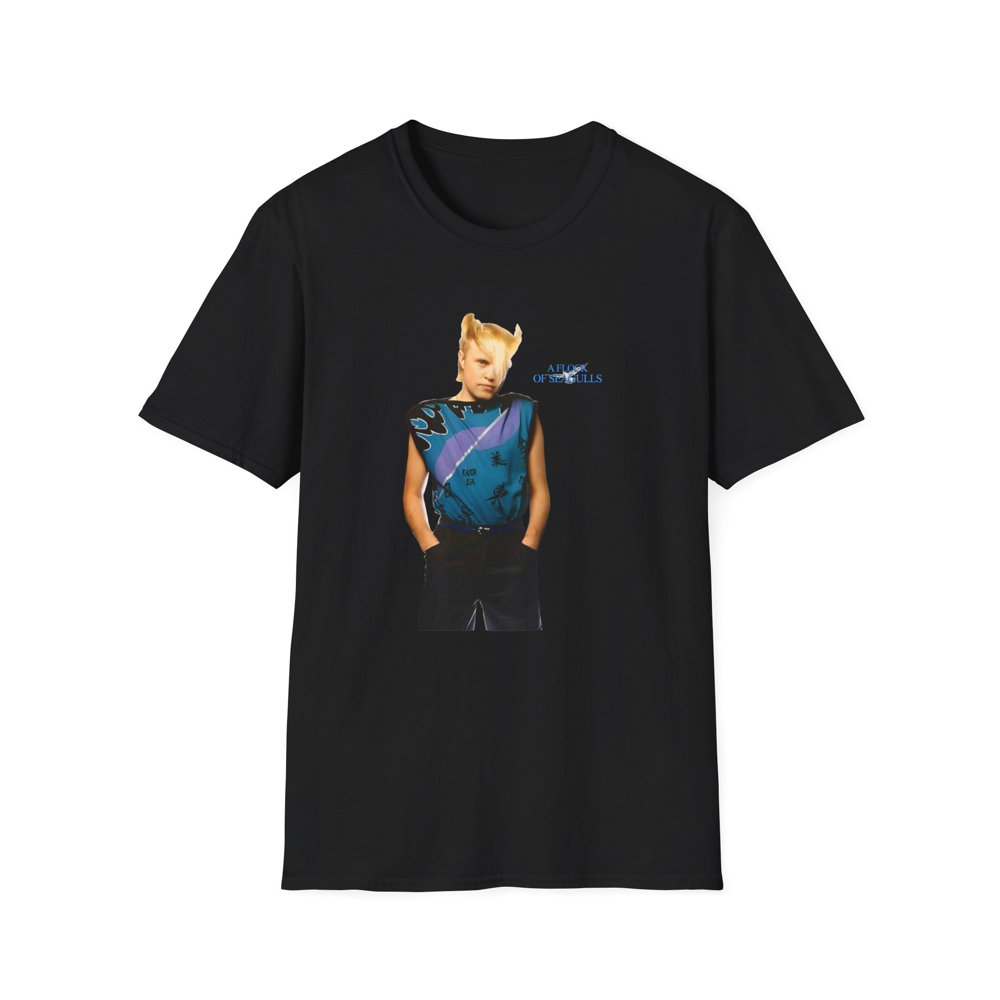 A Flock of Seagulls Mike Score Unisex Softstyle T-Shirt