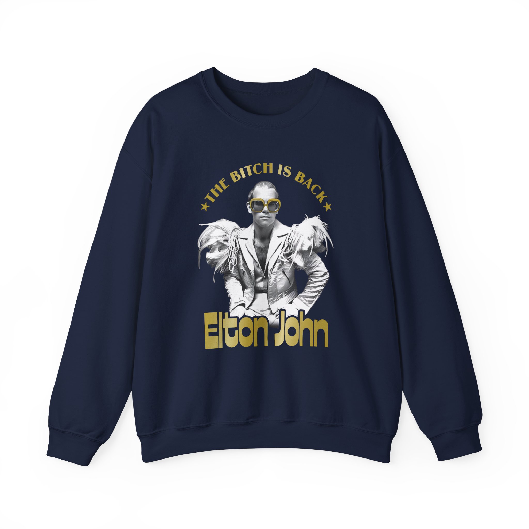 Ej Farewell Bitch is Back Foil Unisex Heavy Blend™ Crewneck Sweatshirt - Image 19