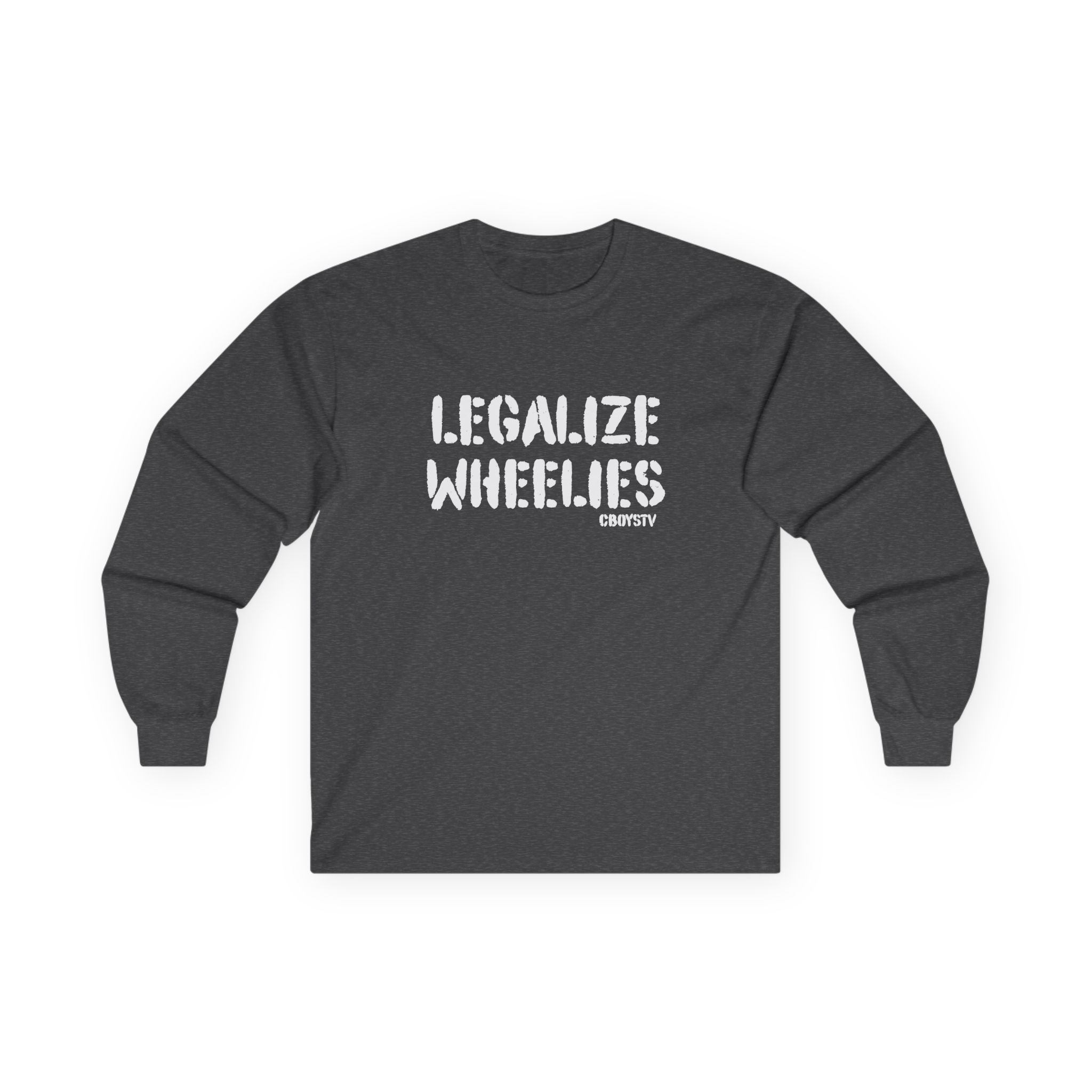 Cboystv Legalize Wheelies Unisex Ultra Cotton Long Sleeve Tee - Image 9