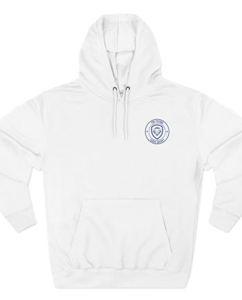 Valuetainment Men's USA Distress Flag Three-Panel Fleece Hoodie