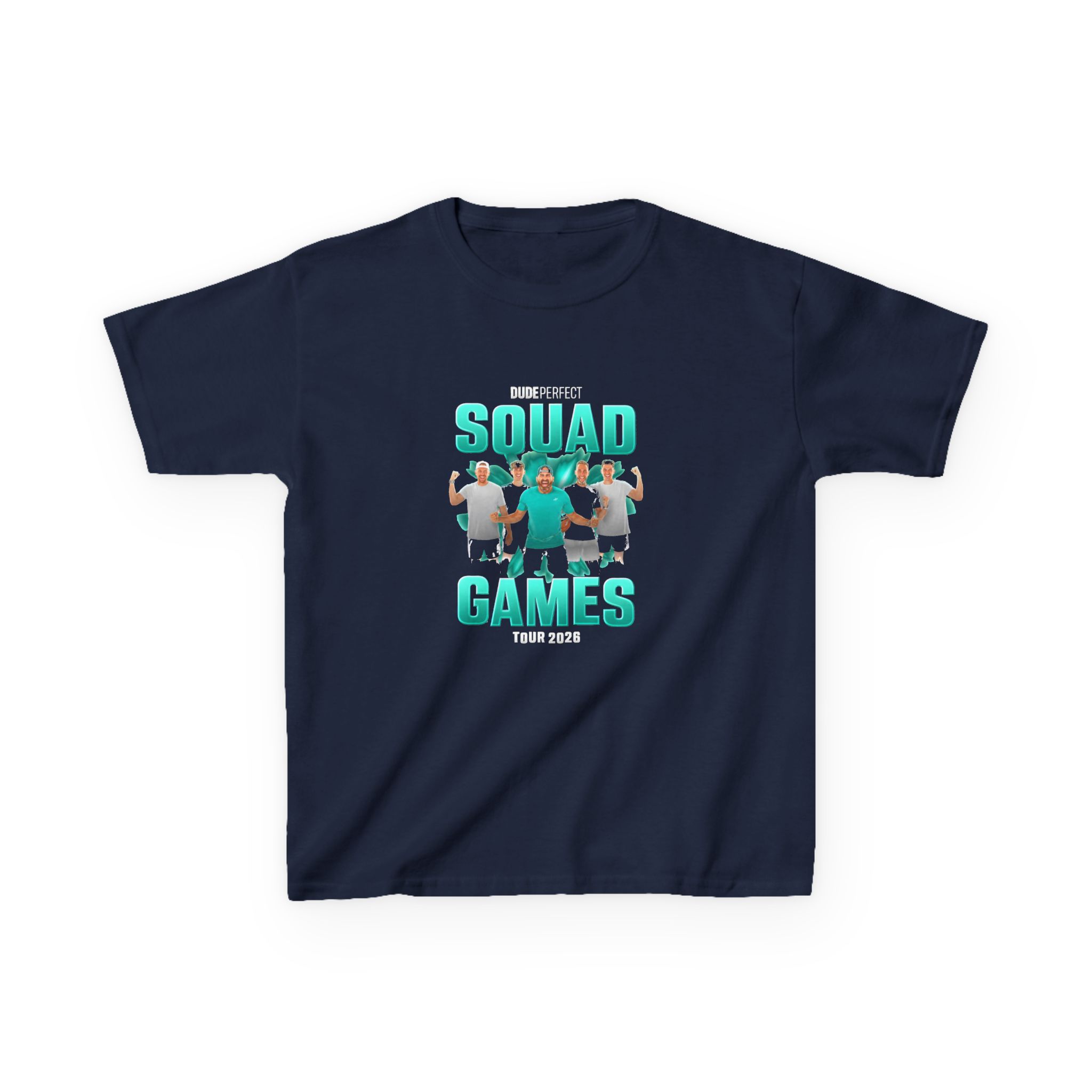 Dude Perfect Squad Games Tour Kids Heavy Cotton™ Tee - Image 3