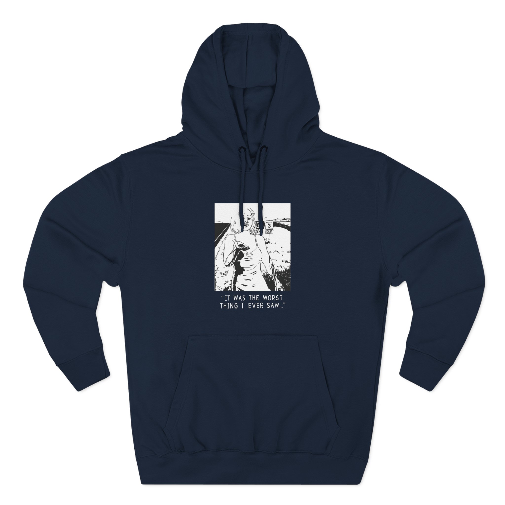 Chat Pile Worst Thing Three-Panel Fleece Hoodie - Image 9