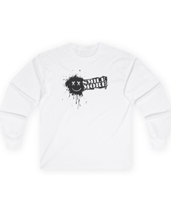 Roman Atwood Smile More Splatter Unisex Ultra Cotton Long Sleeve Tee