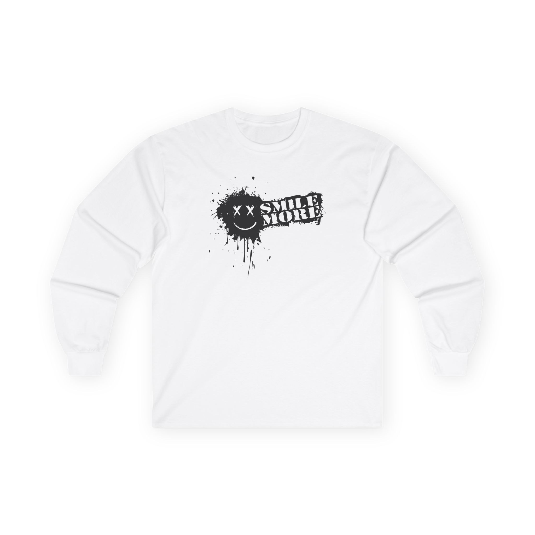 Roman Atwood Smile More Splatter Unisex Ultra Cotton Long Sleeve Tee