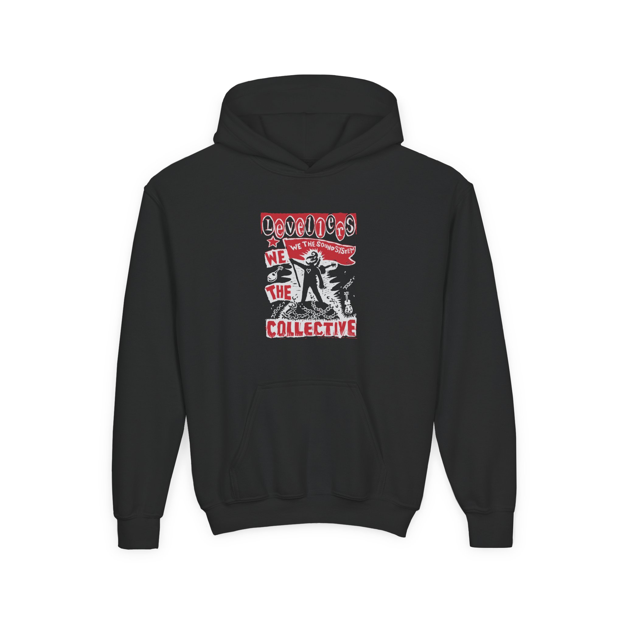 Levellers 2025 March We the Collective Tour Youth Heavy Blend Hooded Sweatshirt