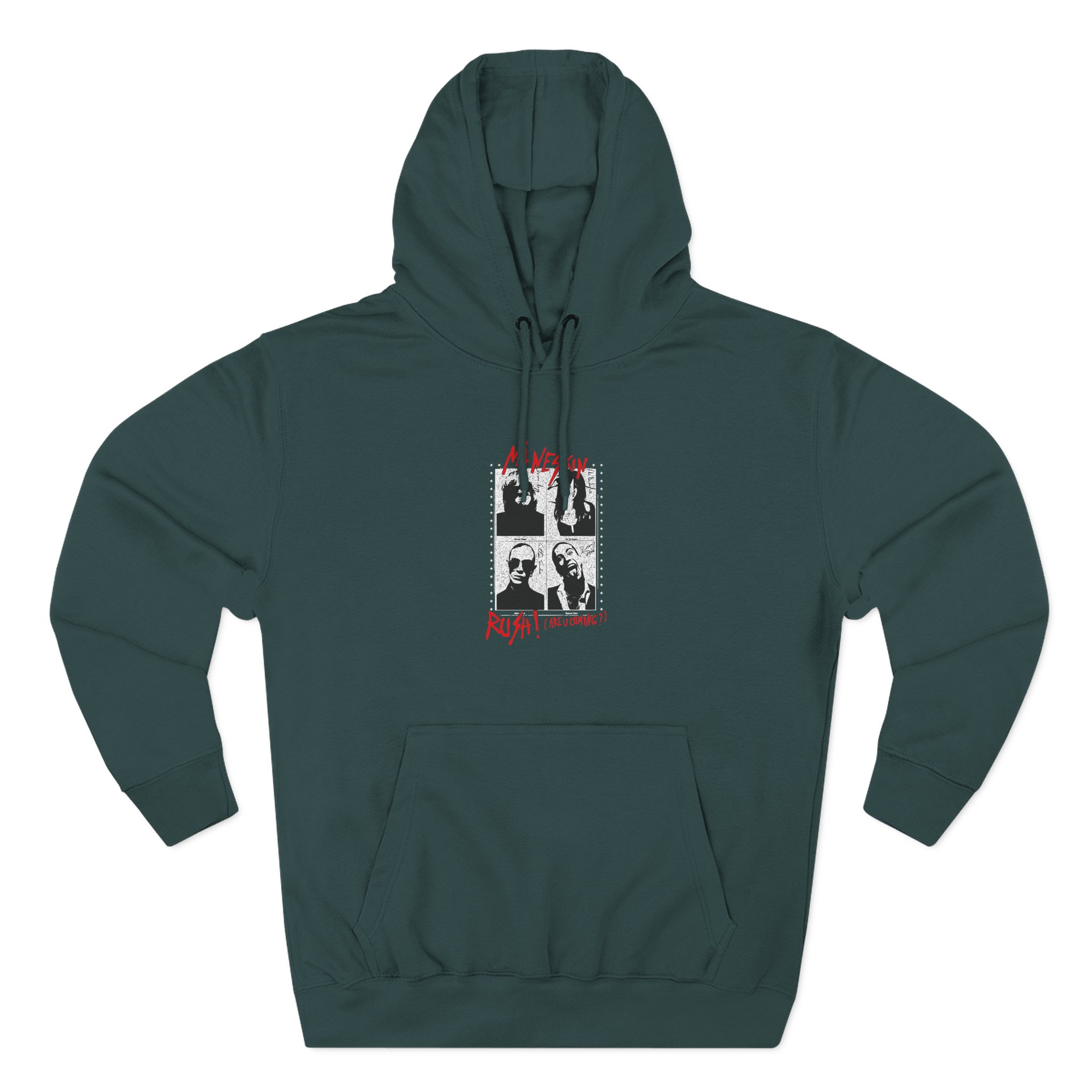 Maneskin RUSH! Three-Panel Fleece Hoodie - Image 5