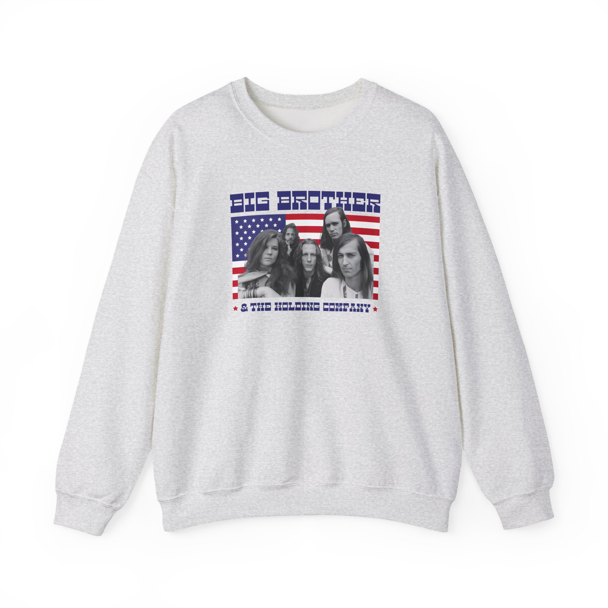 Janis Joplin Big Brother & the Holding Company Unisex Heavy Blend™ Crewneck Sweatshirt - Image 5