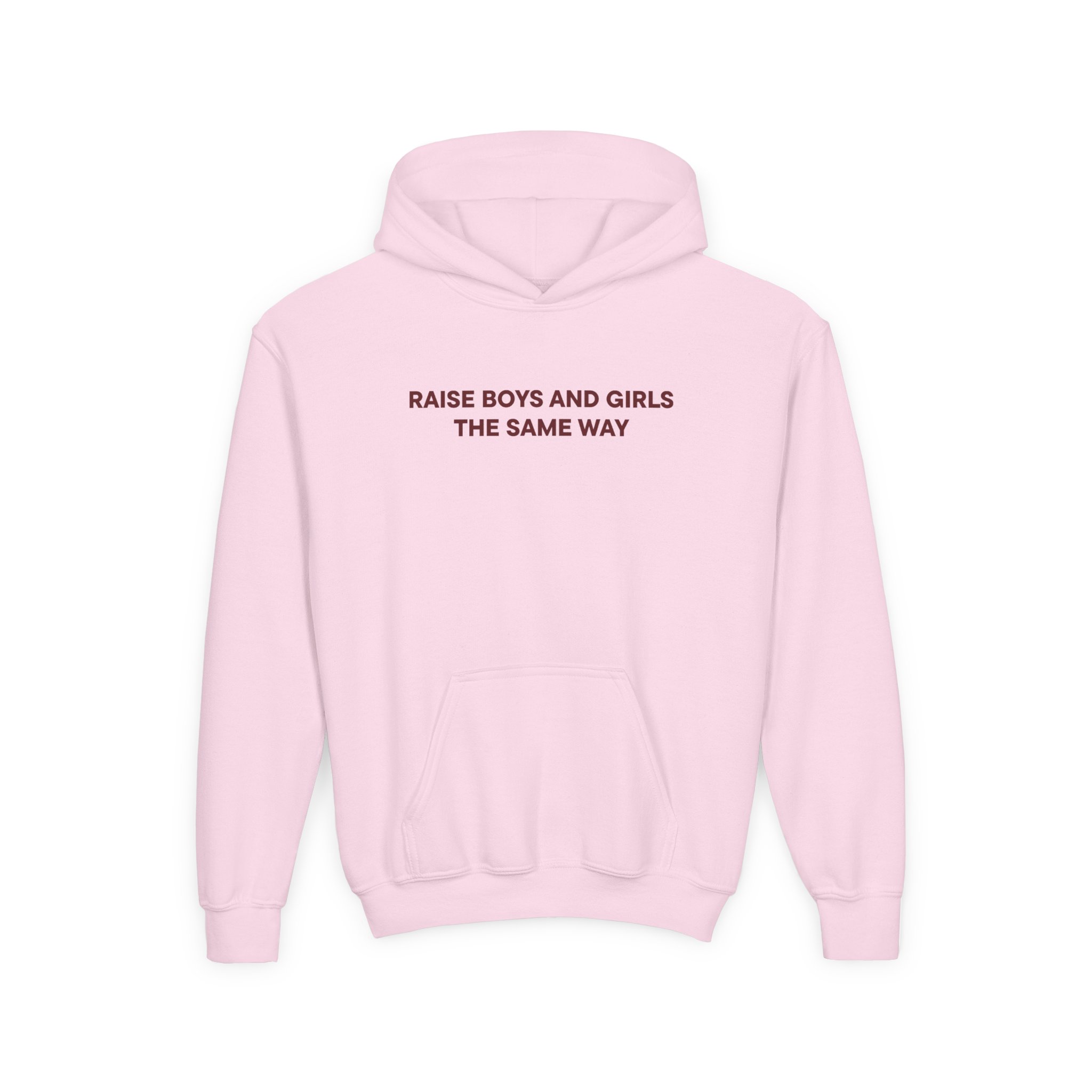 Jenny Holzer Raise the Same Way Youth Heavy Blend Hooded Sweatshirt - Image 7
