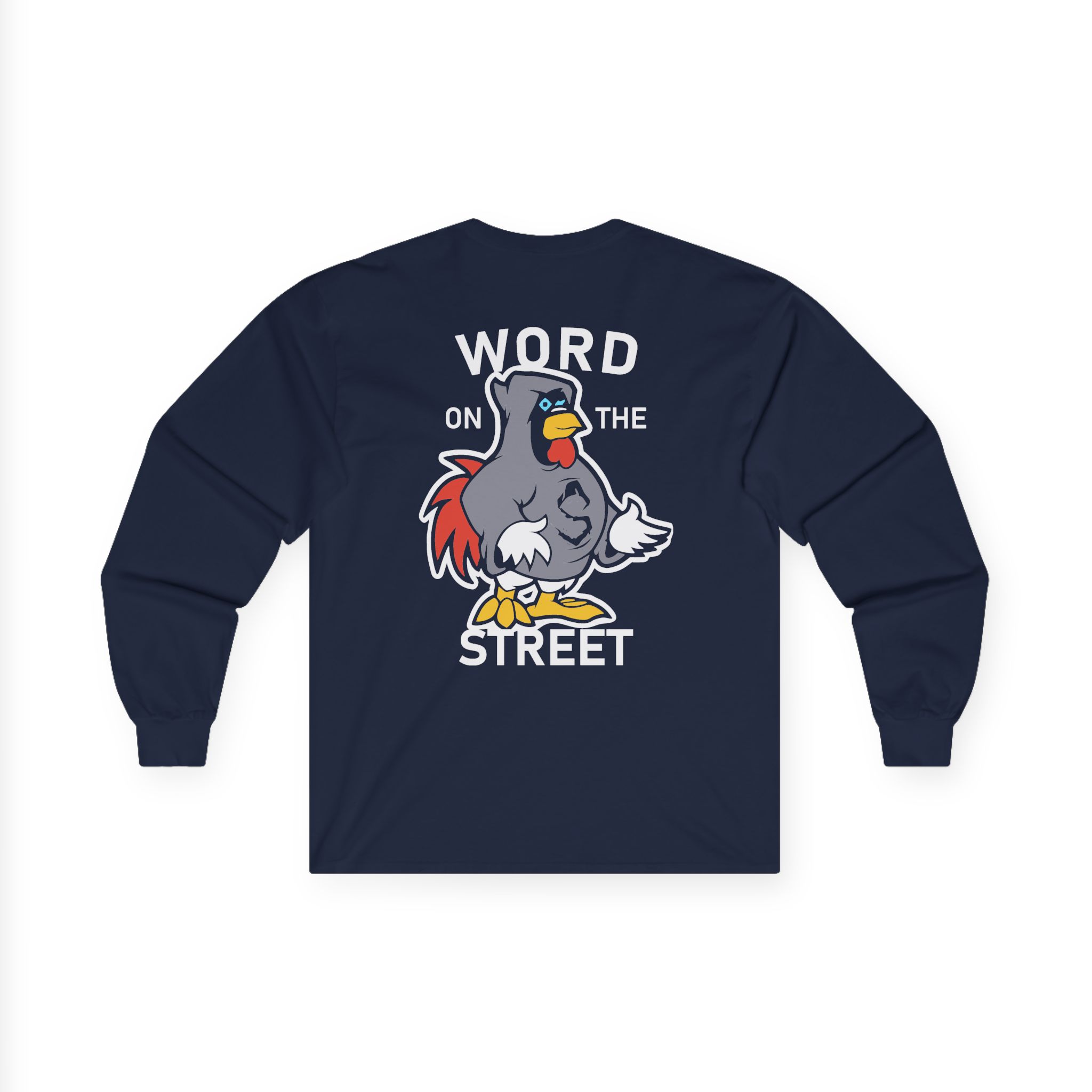 Shroud Chicken Word On The Street Unisex Ultra Cotton Long Sleeve Tee - Image 10