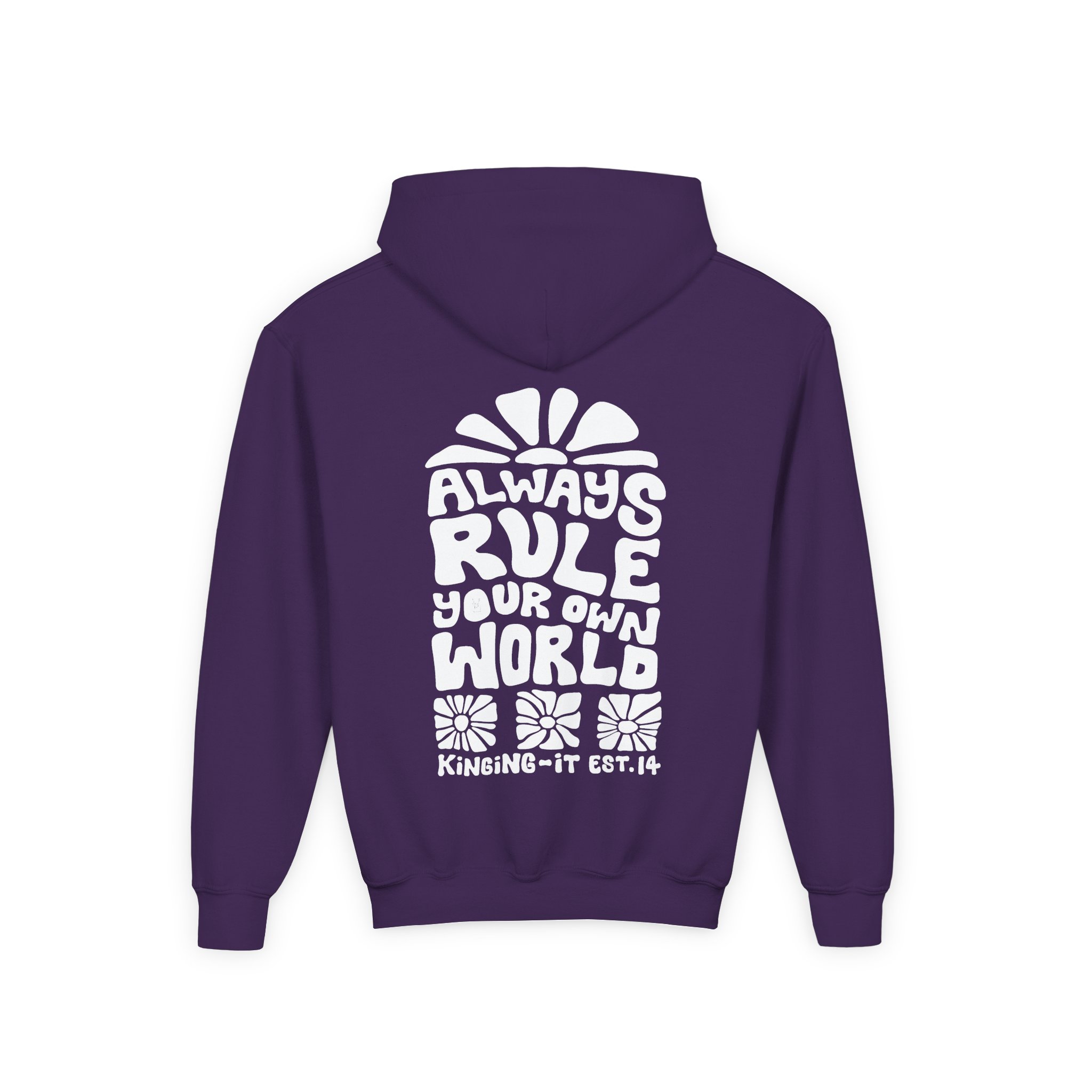 Kinging It Ryow Youth Heavy Blend Hooded Sweatshirt - Image 12