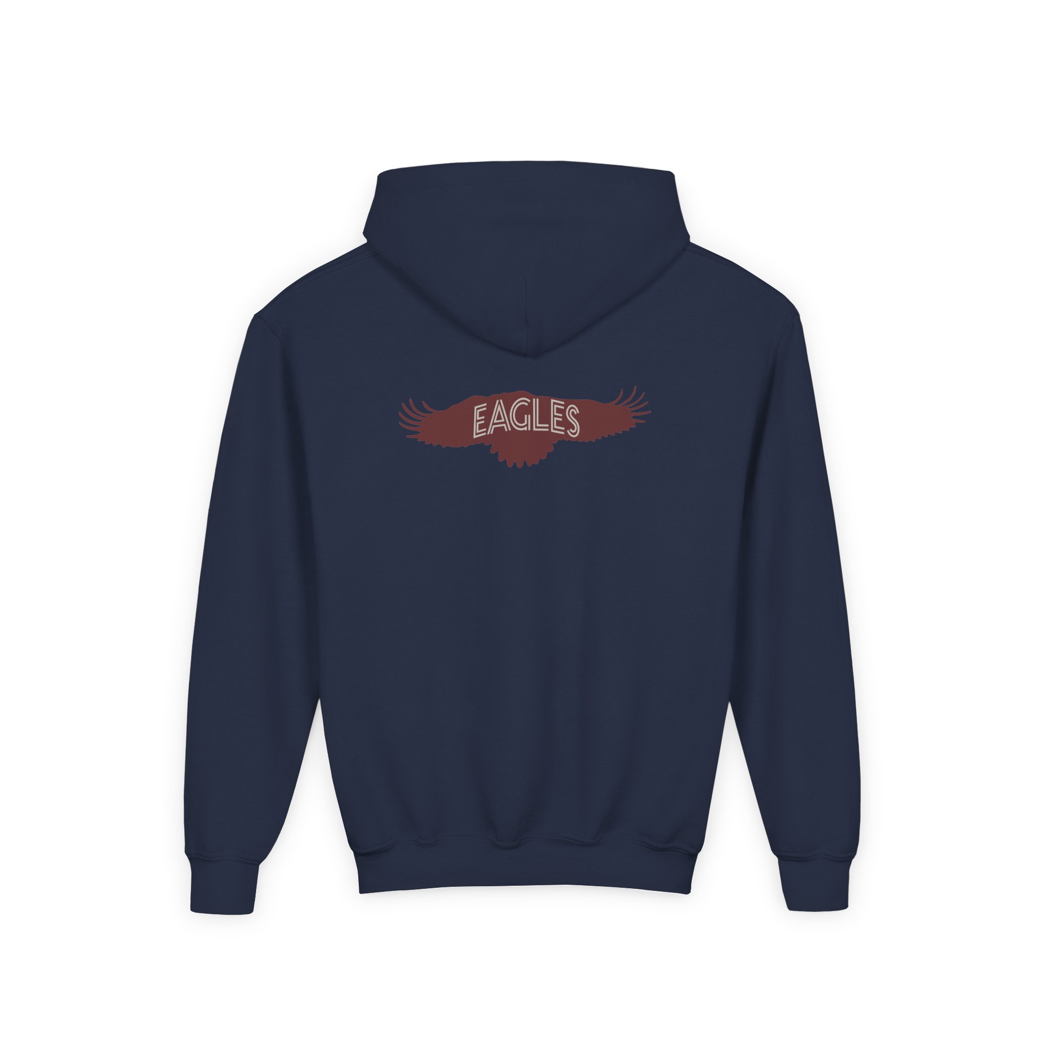 Youth The Eagles Wings Heavy Blend Hooded Sweatshirt - Image 4