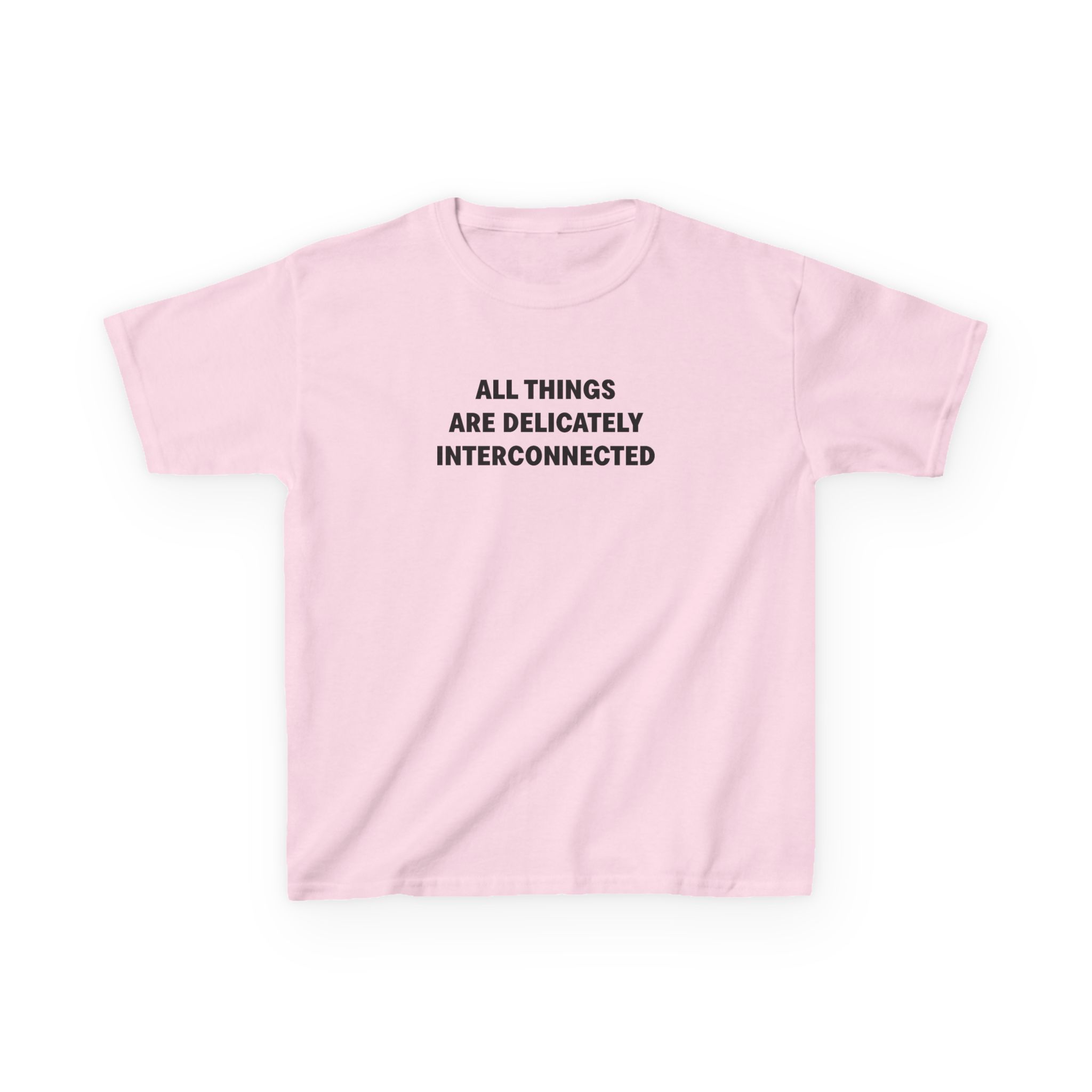Jenny Holzer All Things Are Delicately Interconnected Kids Heavy Cotton™ Tee - Image 13