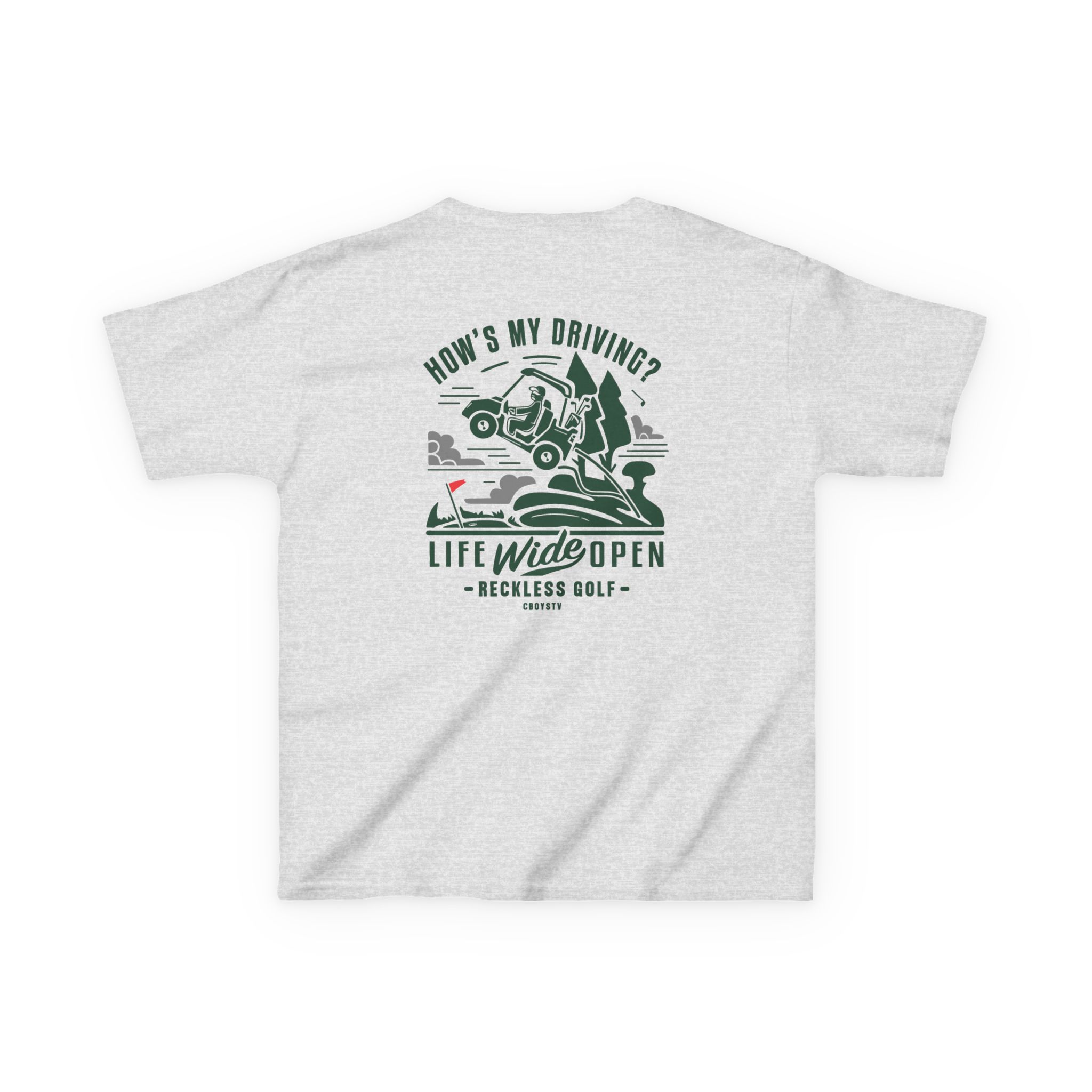 Kids Cboystv How's My Driving Heavy Cotton™ Tee - Image 4