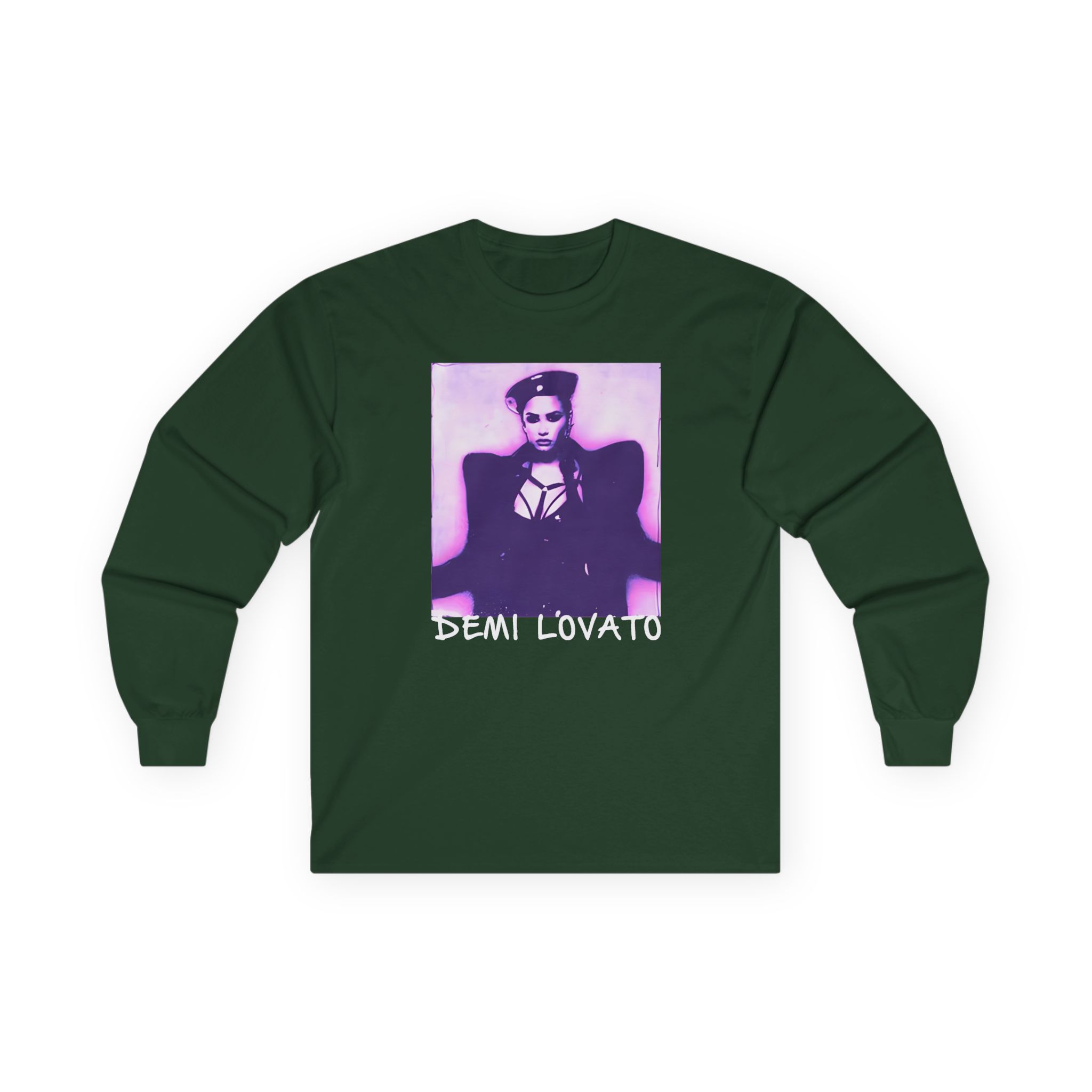 D L Lilac Gradient Photo Unisex Ultra Cotton Long Sleeve Tee - Image 7