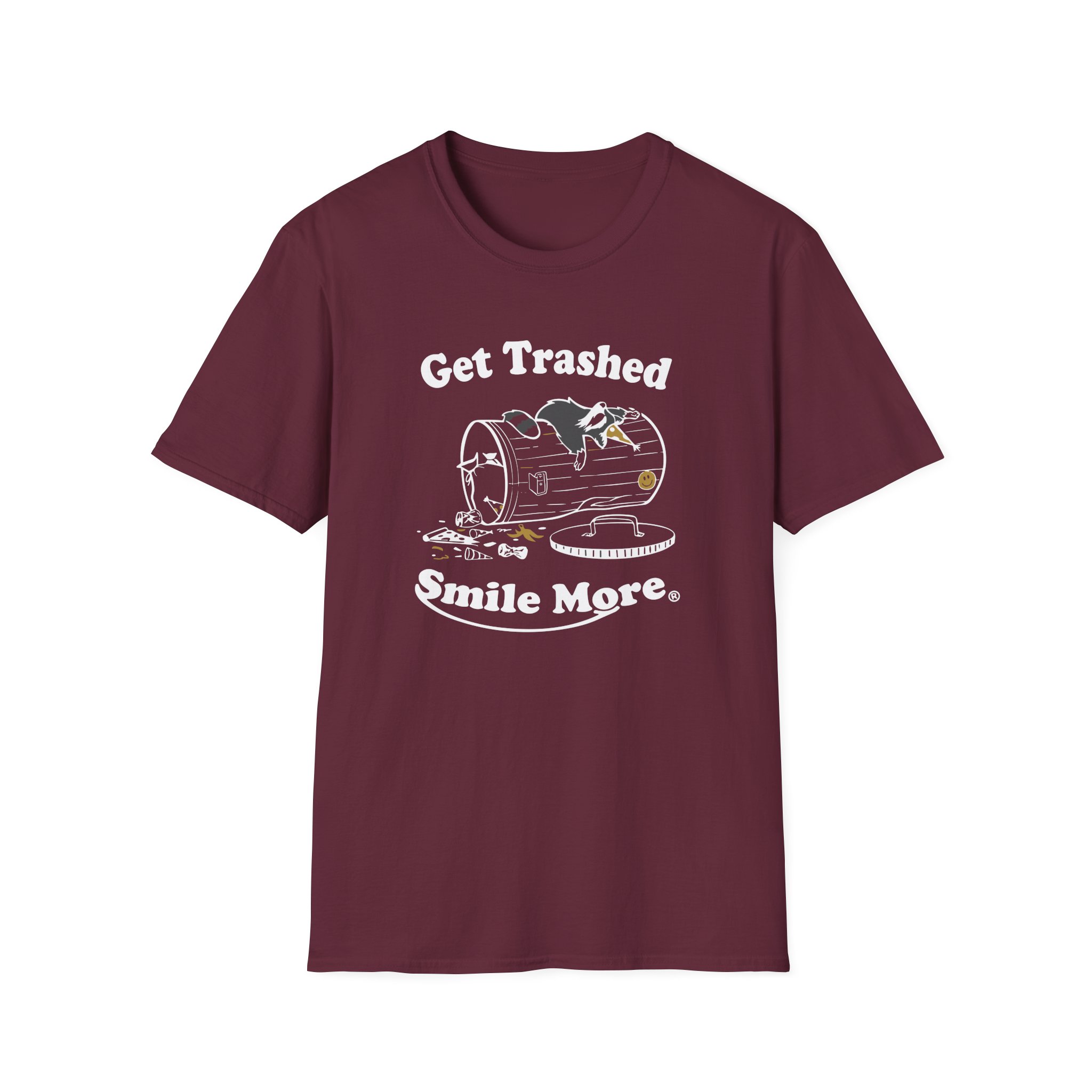 Roman Atwood Get Trashed Unisex Softstyle T-Shirt - Image 3
