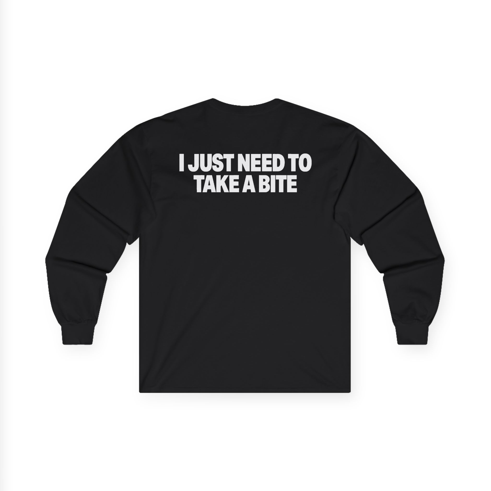 D L Take a Bite Cherry Unisex Ultra Cotton Long Sleeve Tee - Image 2