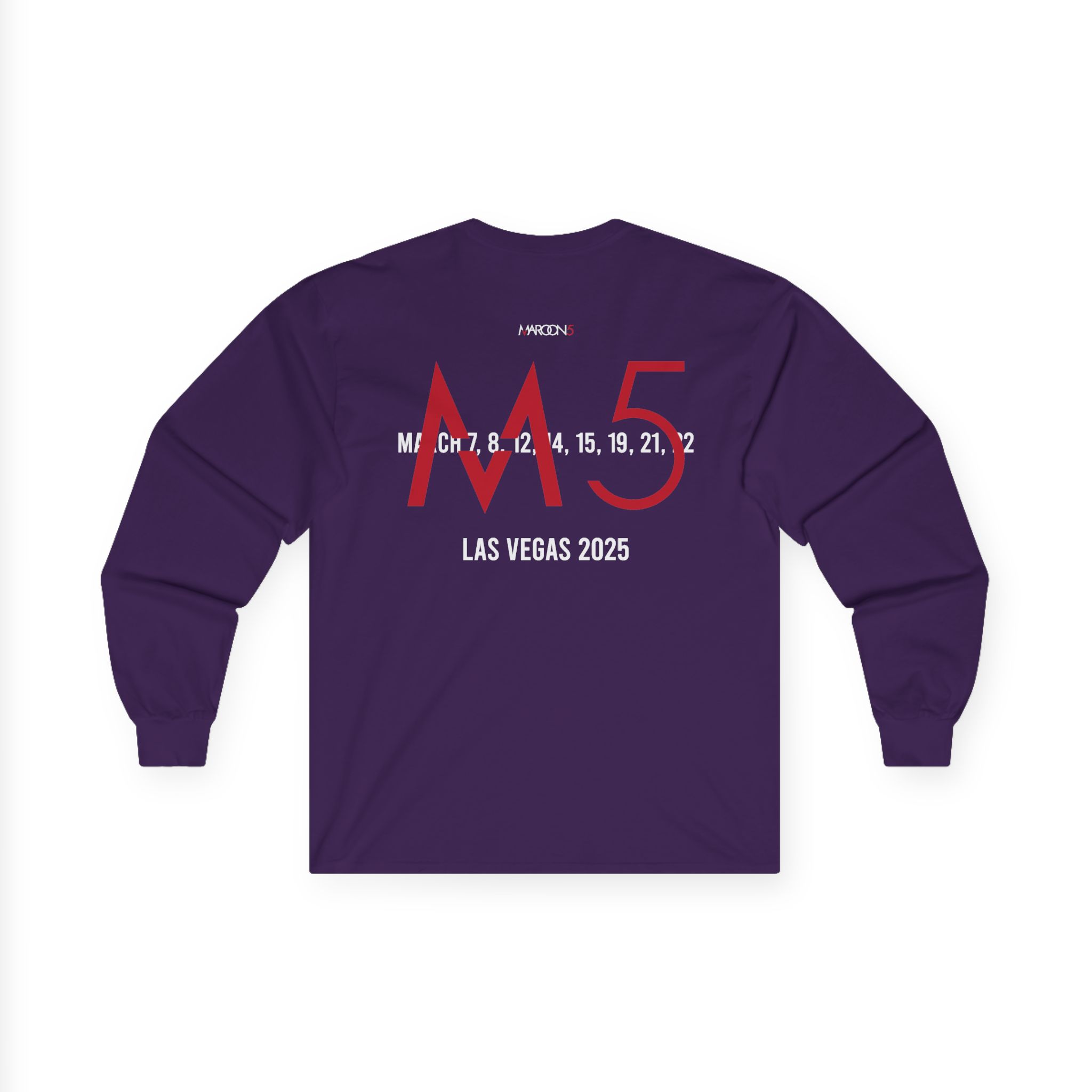 Adam Levine M5LV Distressed Unisex Ultra Cotton Long Sleeve Tee - Image 12