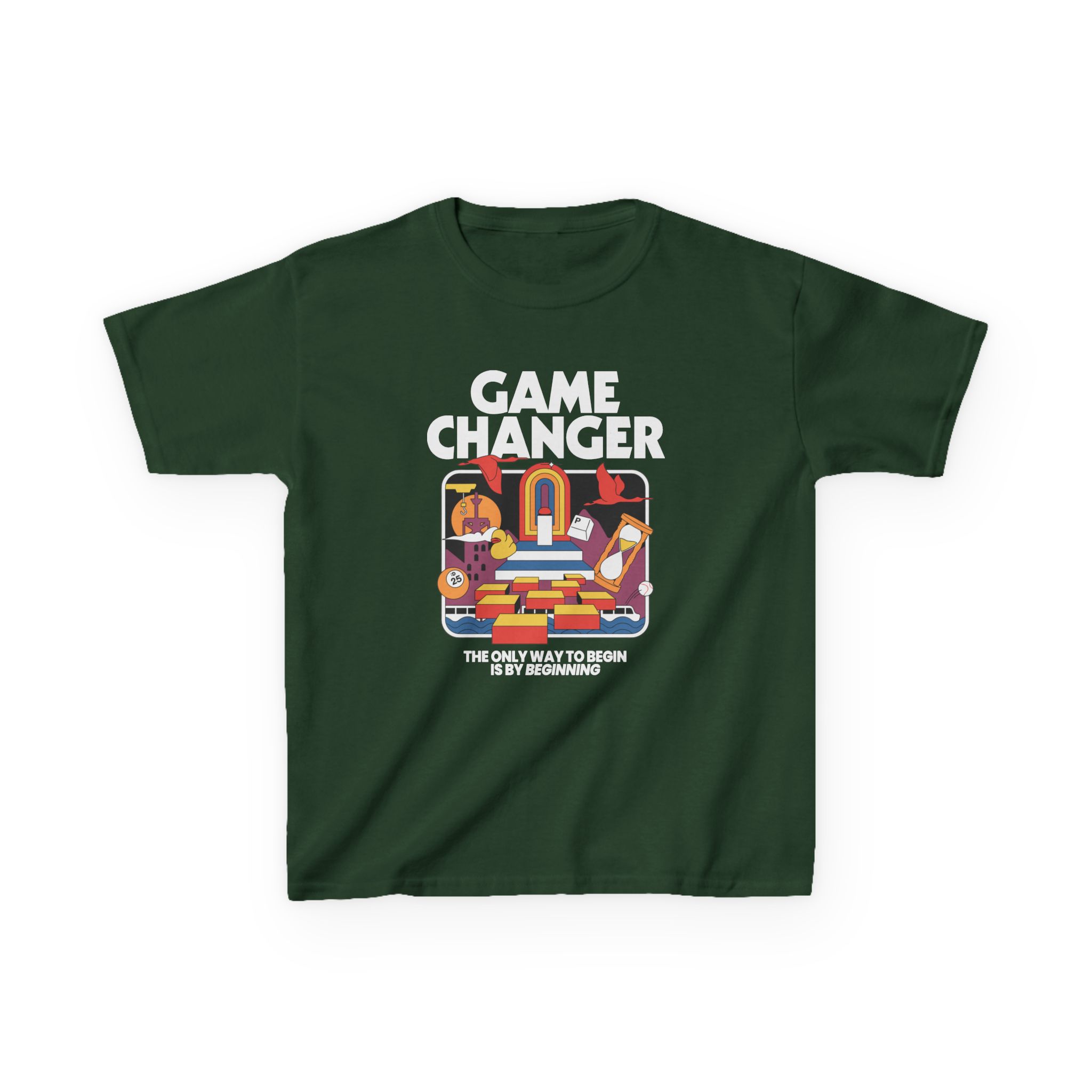 Dropout Game Changer Ringer Kids Heavy Cotton™ Tee - Image 5