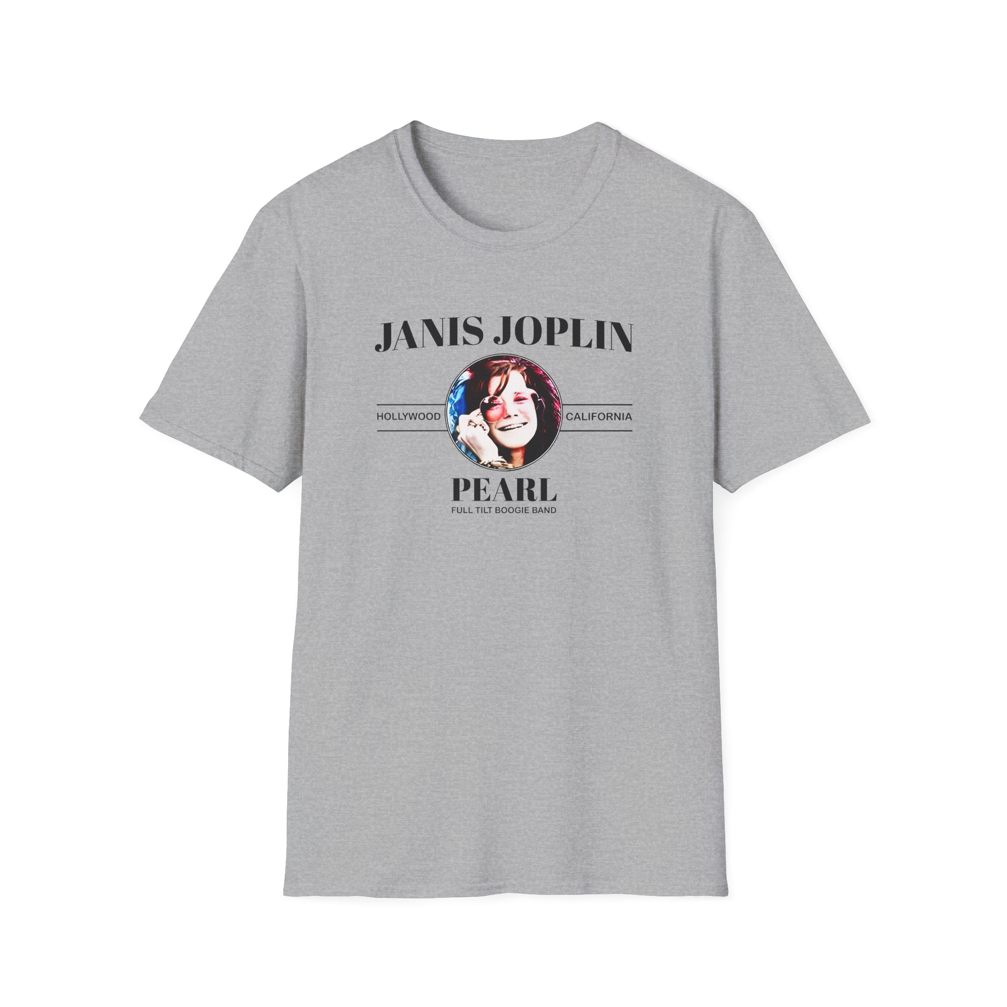 Janis Joplin Pearl Unisex Softstyle T-shirt - Image 7