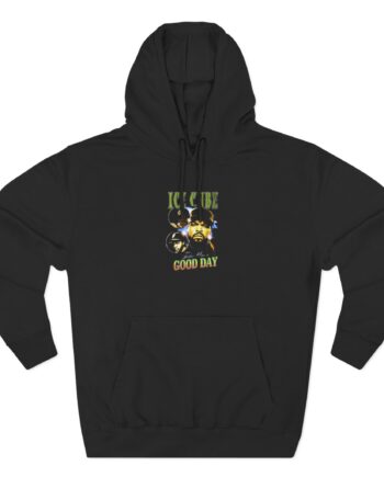 Ice Cube Good Day Photo Collage Three-Panel Fleece Hoodie