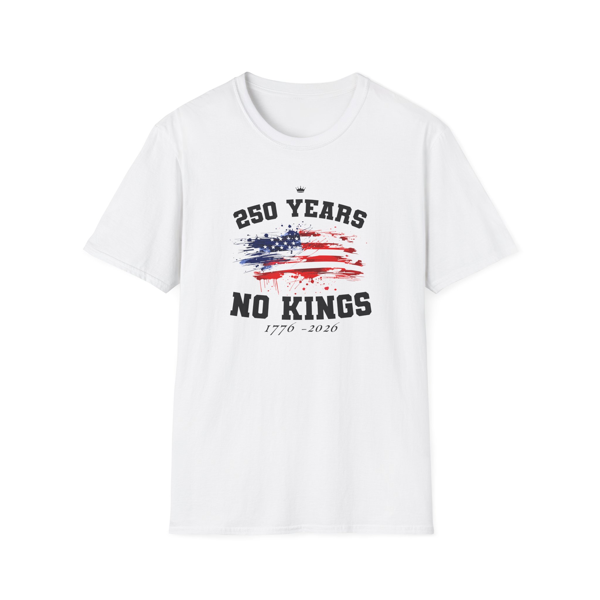 Valuetainment 250 Years No Kings Unisex Softstyle T-Shirt