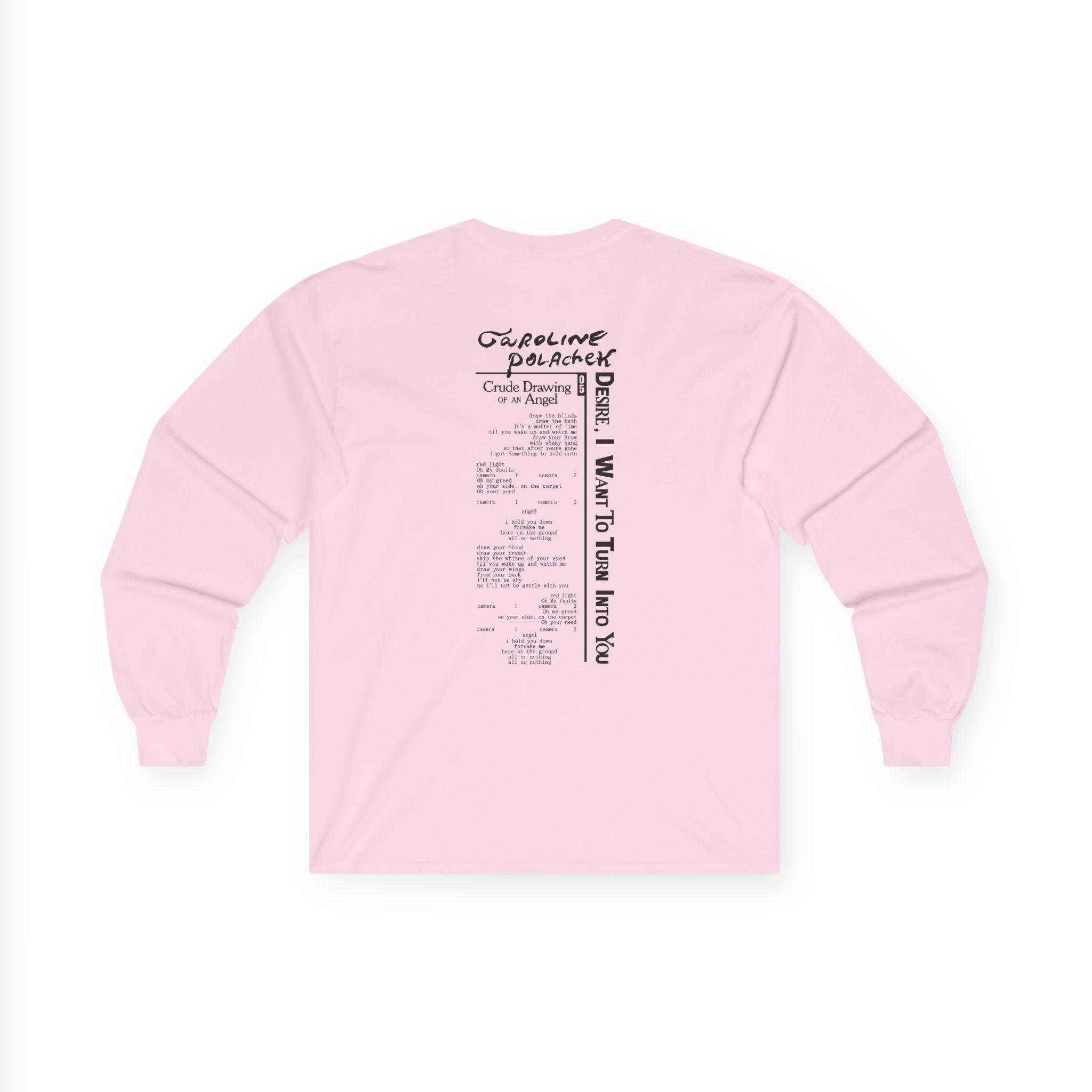 Caroline Polachek Crude Drawing Unisex Ultra Cotton Long Sleeve Tee - Image 8