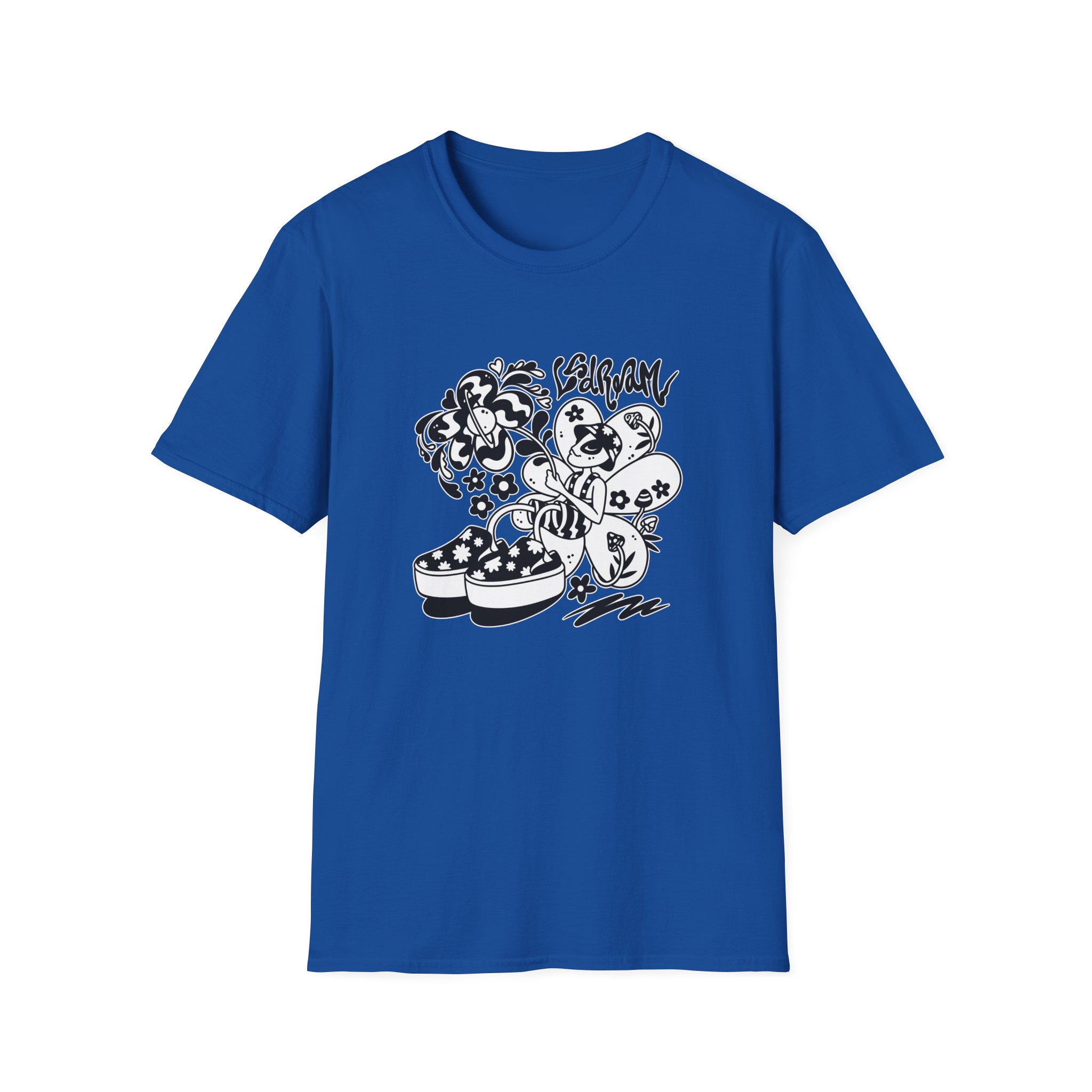 Lsdream Intergalactic Bloom Unisex Softstyle T-Shirt - Image 13