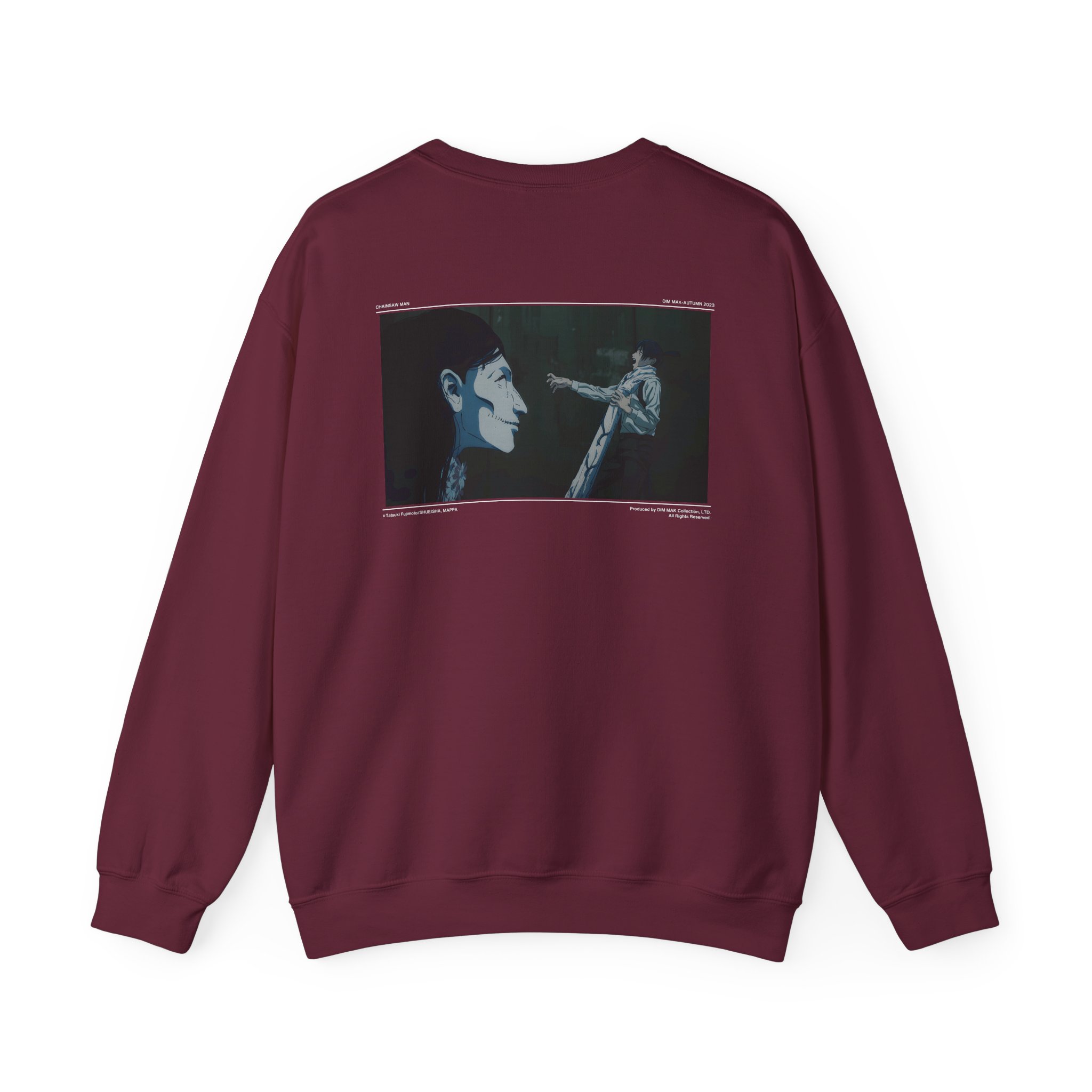 Chainsaw Man X Dim Mak Aki Unisex Heavy Blend™ Crewneck Sweatshirt - Image 4