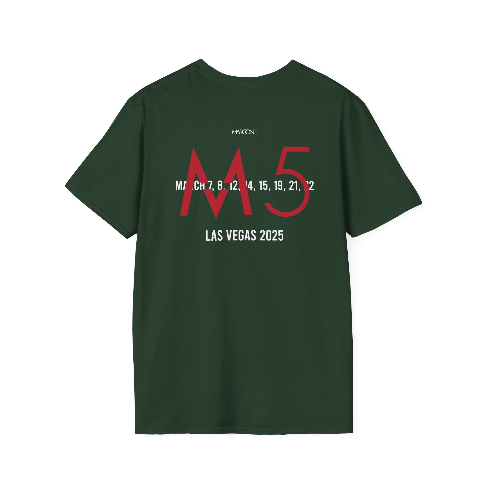 Adam Levine M5LV Distressed Unisex Softstyle T-Shirt - Image 6