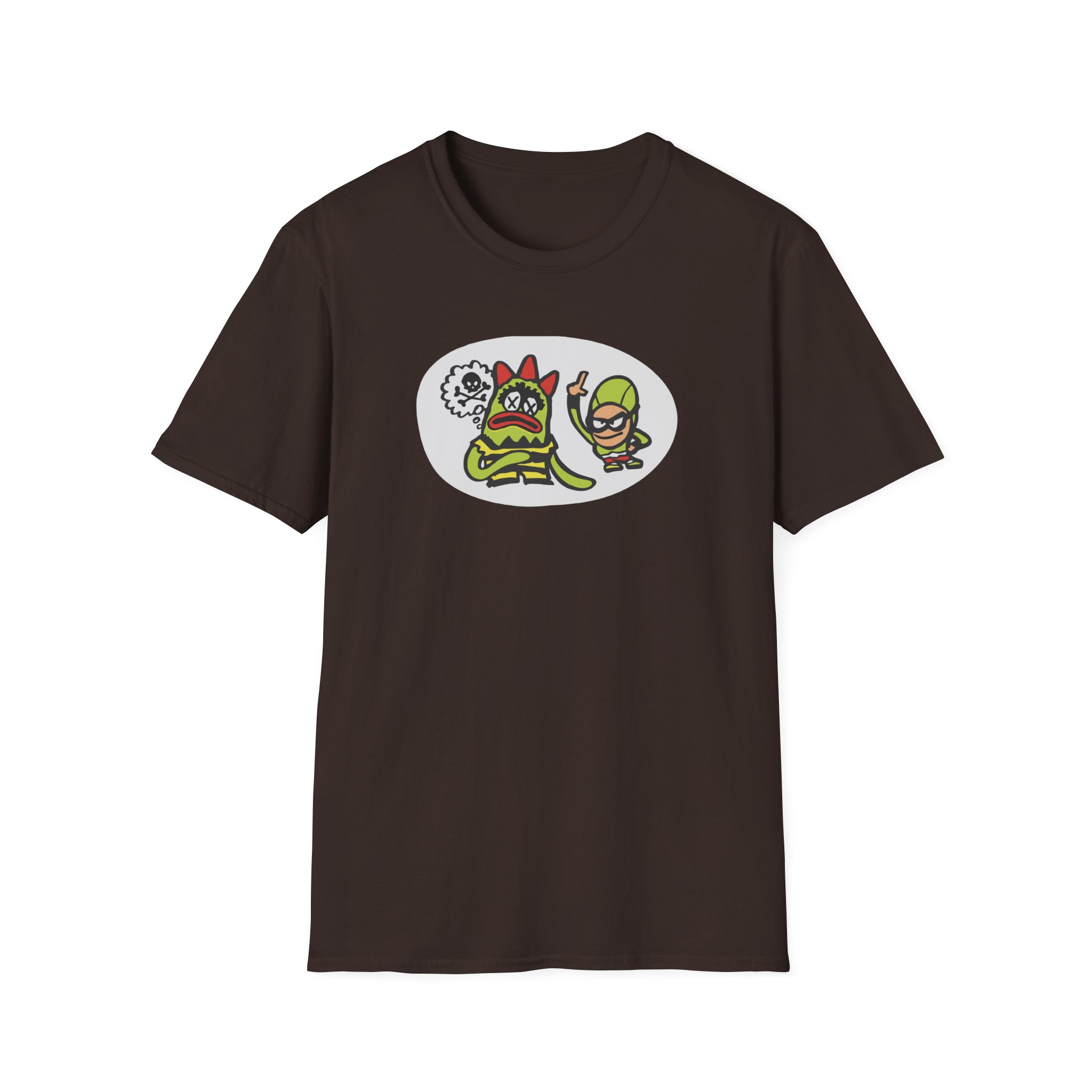 The Aquabats Bat Commander Unisex Softstyle T-Shirt - Image 7