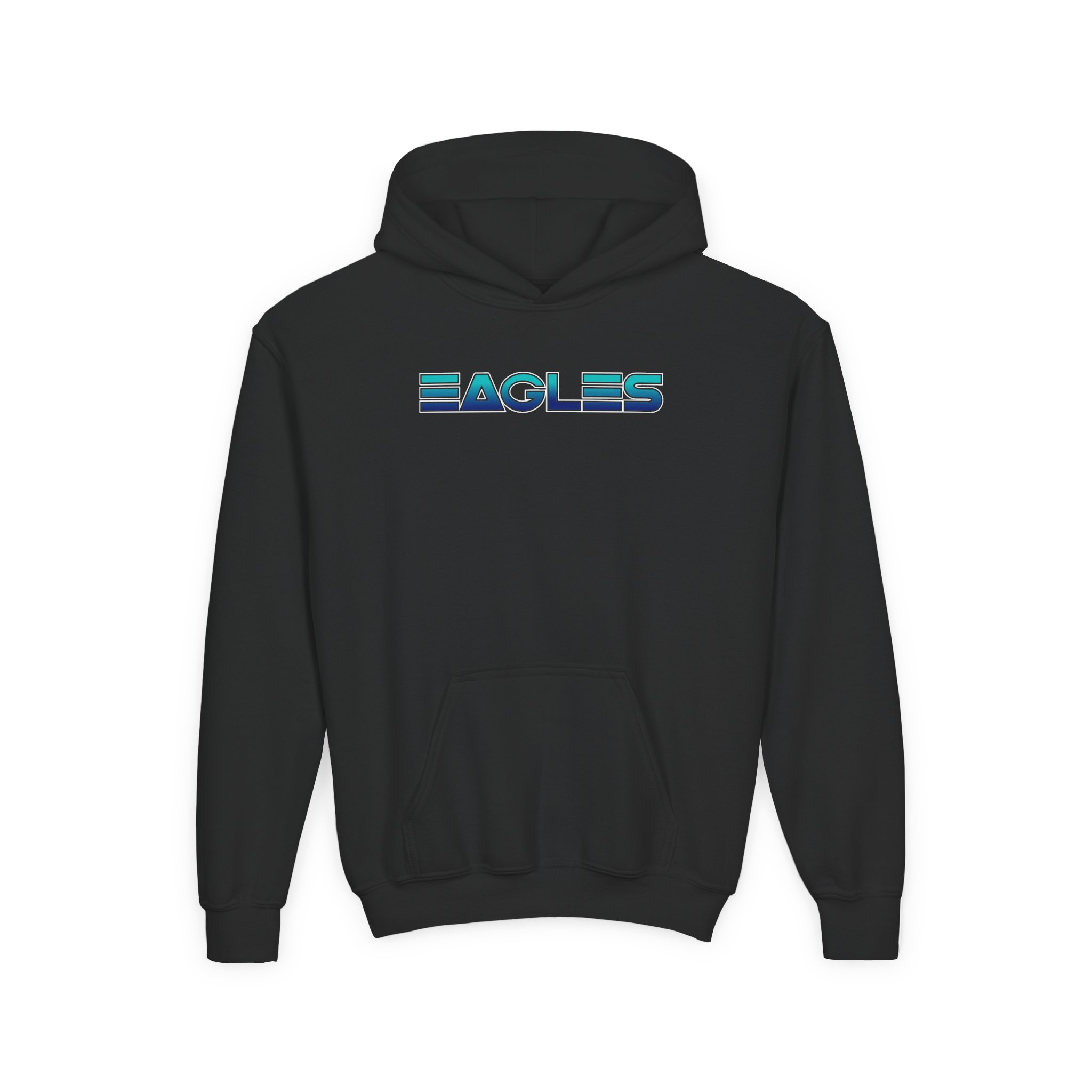 Youth The Eagles One of These Nights Logo Heavy Blend Hooded Sweatshirt