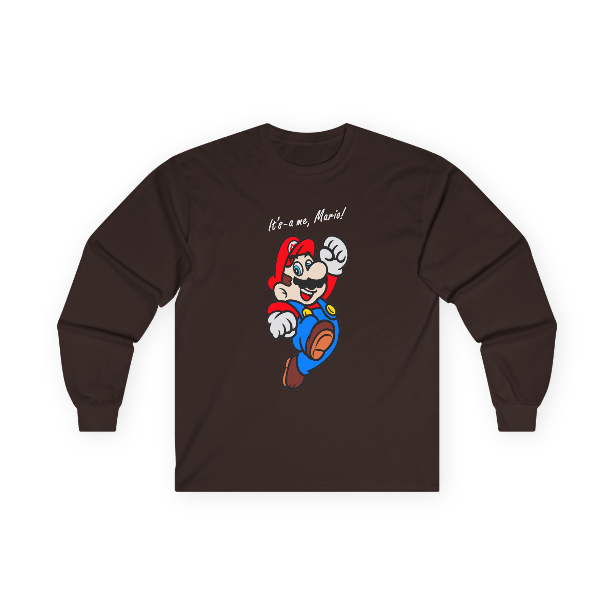 NTD It's-a Me, Mario Unisex Ultra Cotton Long Sleeve Tee - Image 5