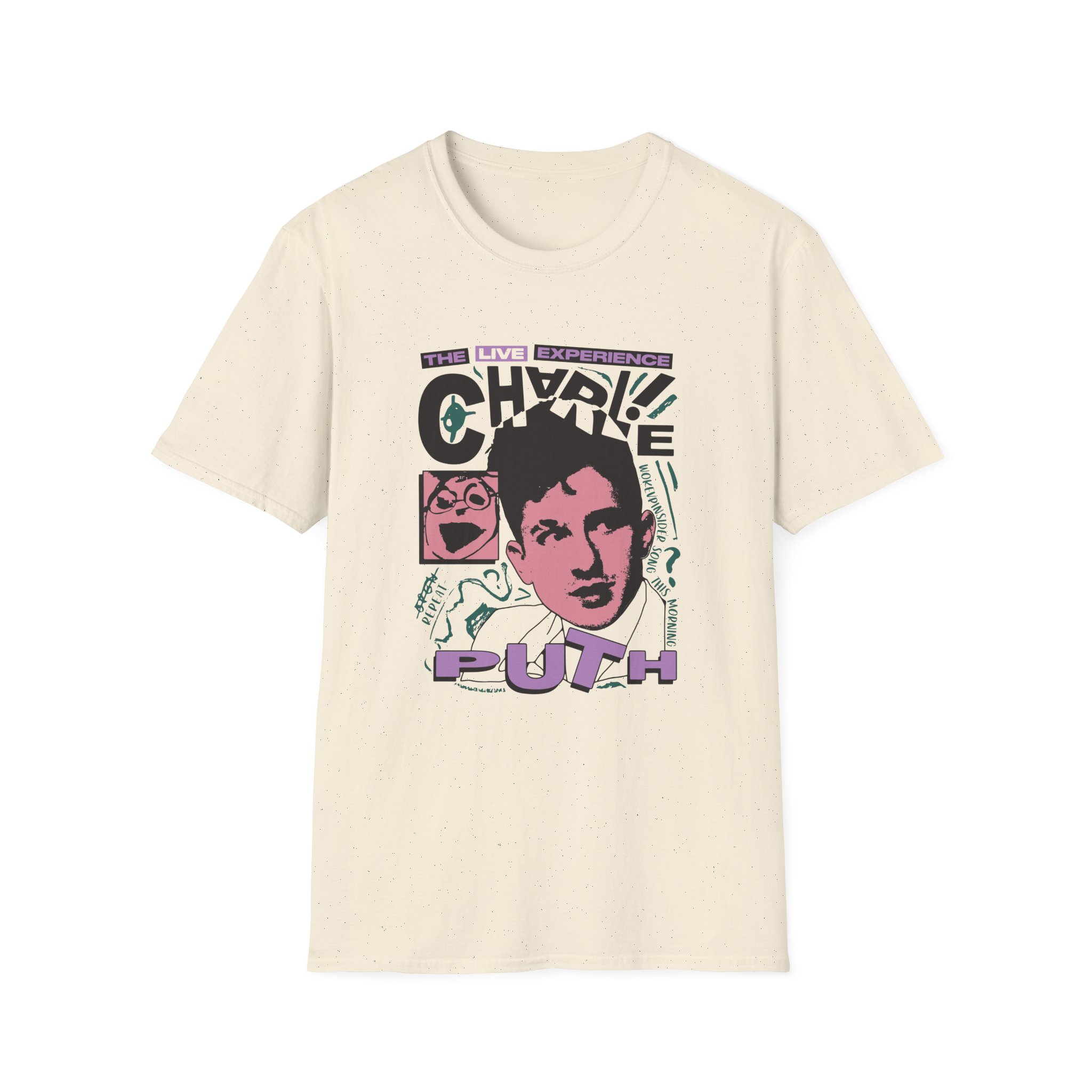 Charlie Puth Live Experience Unisex Softstyle T-Shirt - Image 7