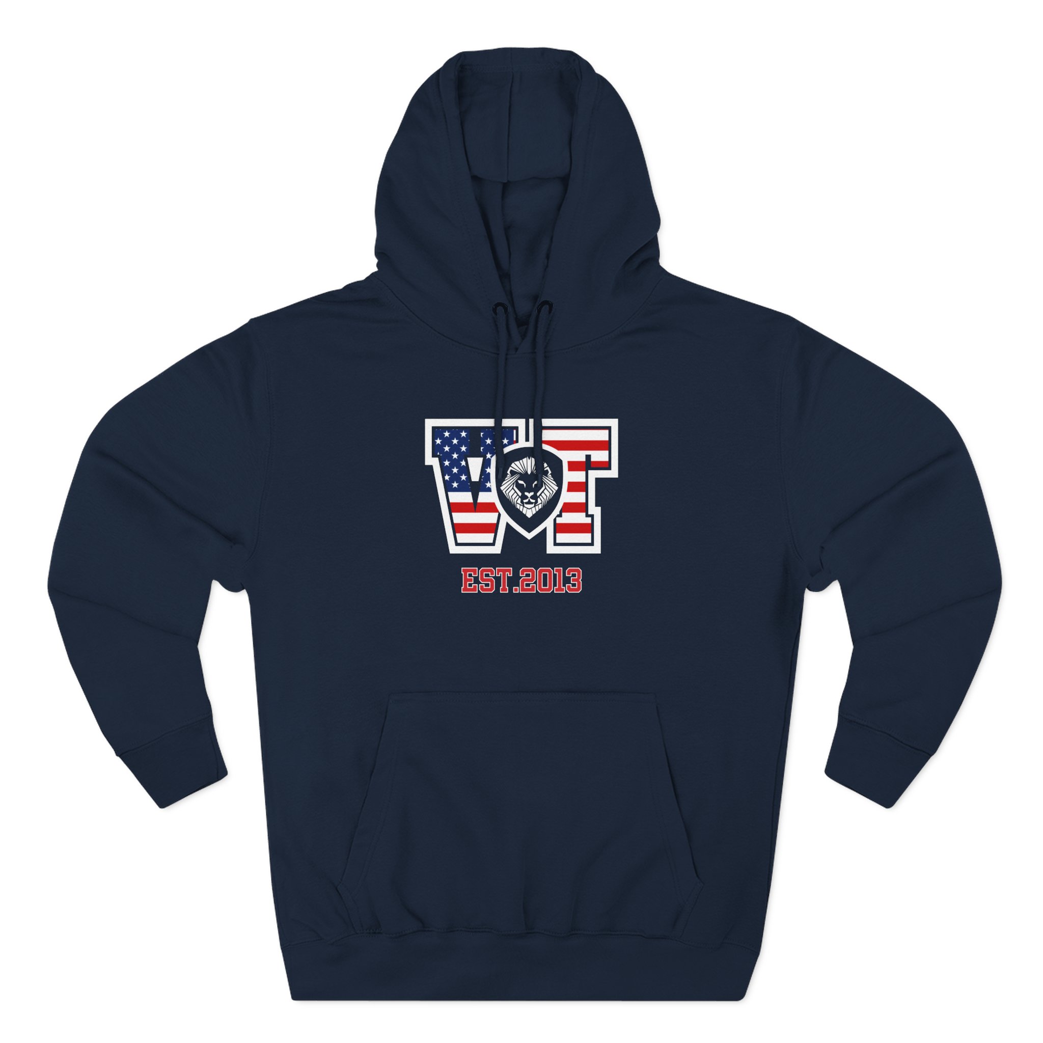 Valuetainment Collegiate Vt Three-Panel Fleece Hoodie - Image 7