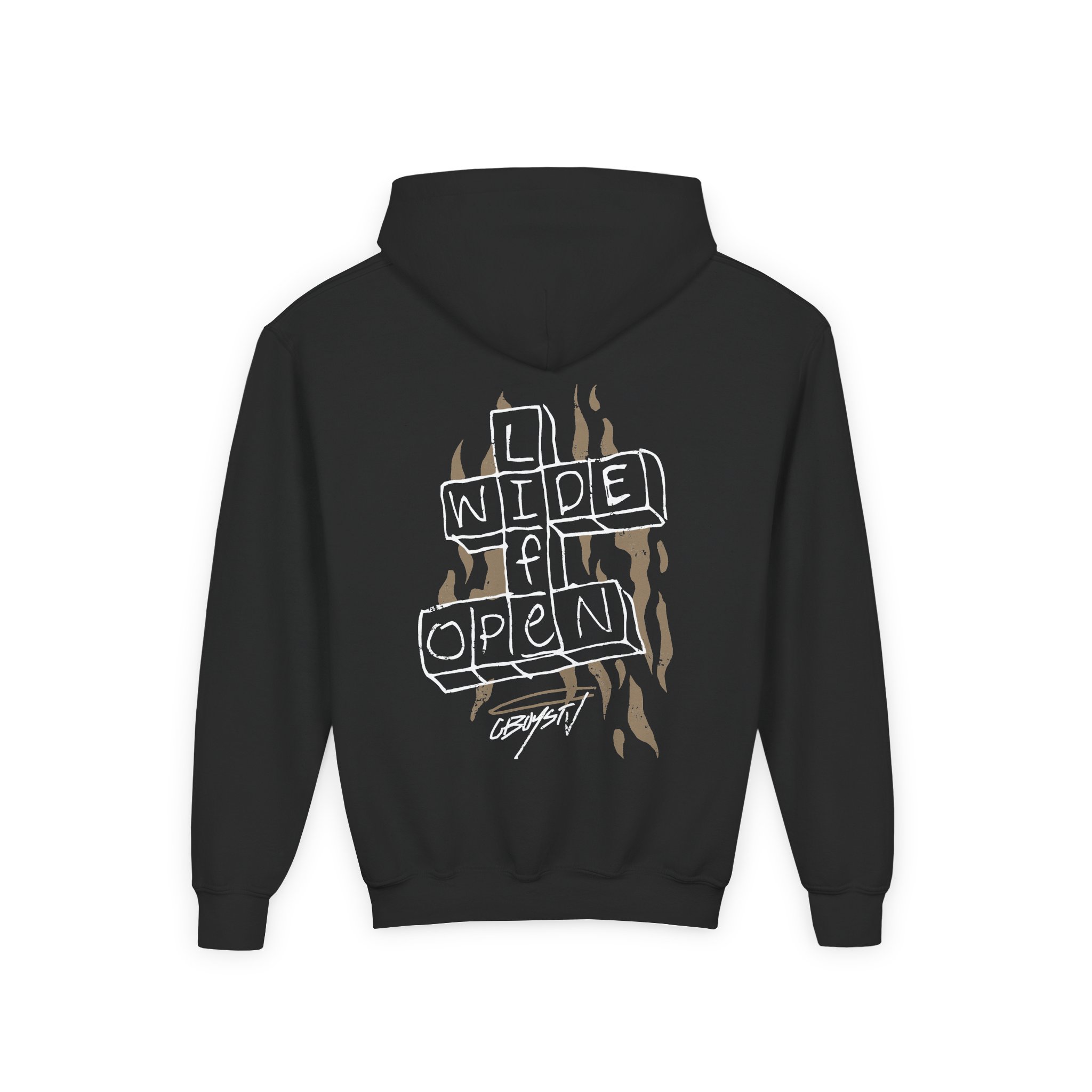 Cboystv Crossword Youth Heavy Blend Hooded Sweatshirt - Image 2
