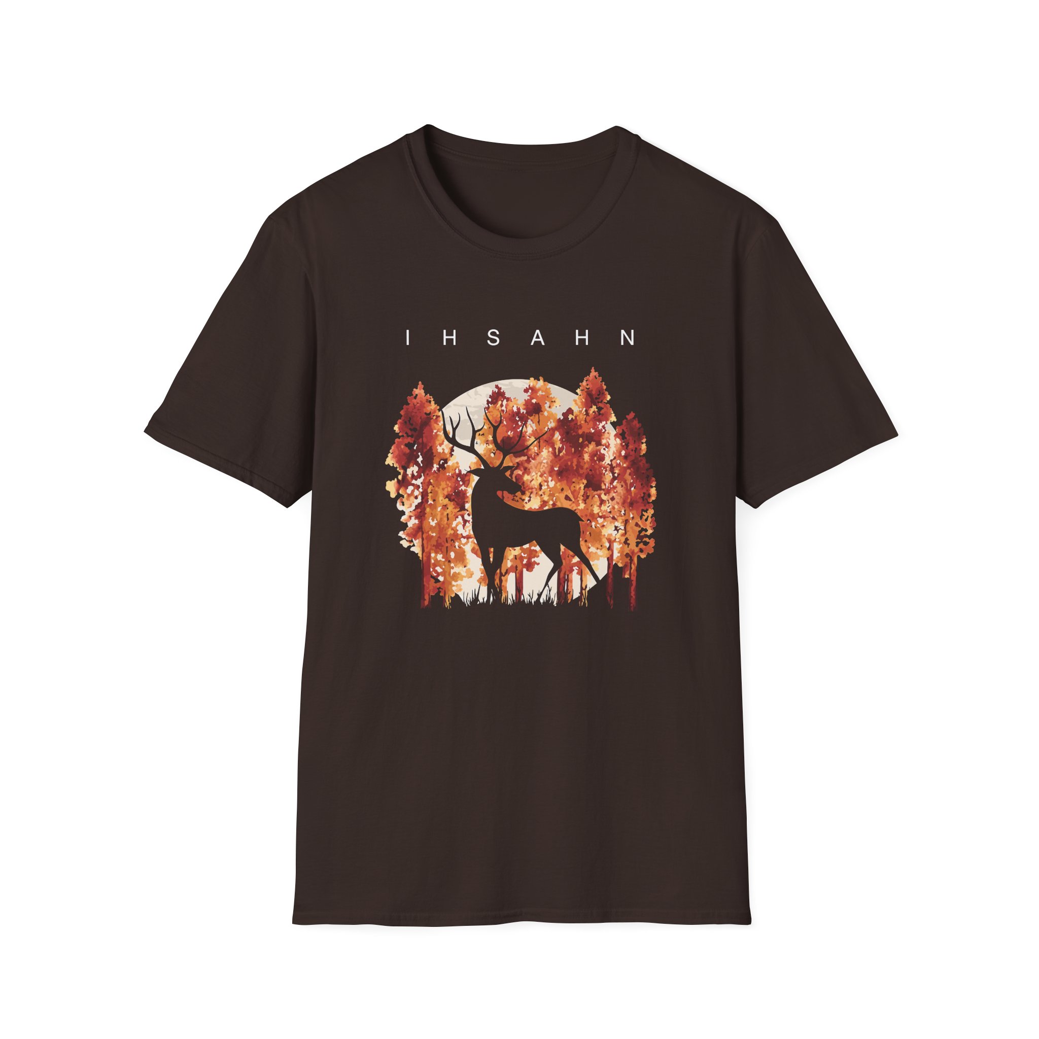 Ihsahn Silhouette Unisex Softstyle T-Shirt - Image 3