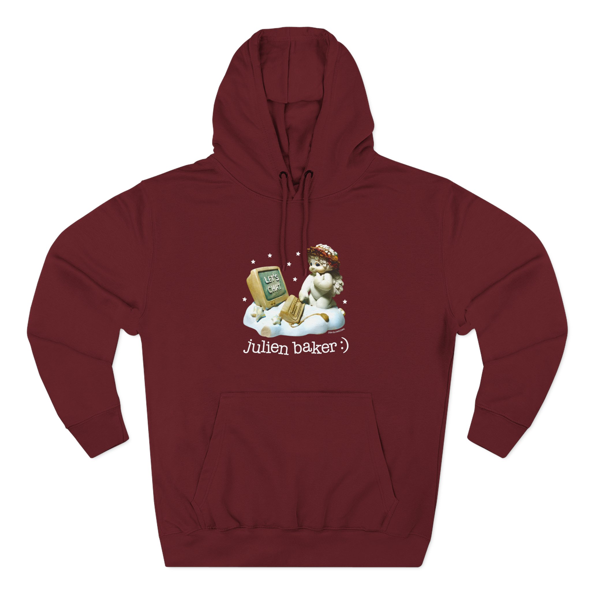 Julien Baker Online Angel Three-Panel Fleece Hoodie - Image 11