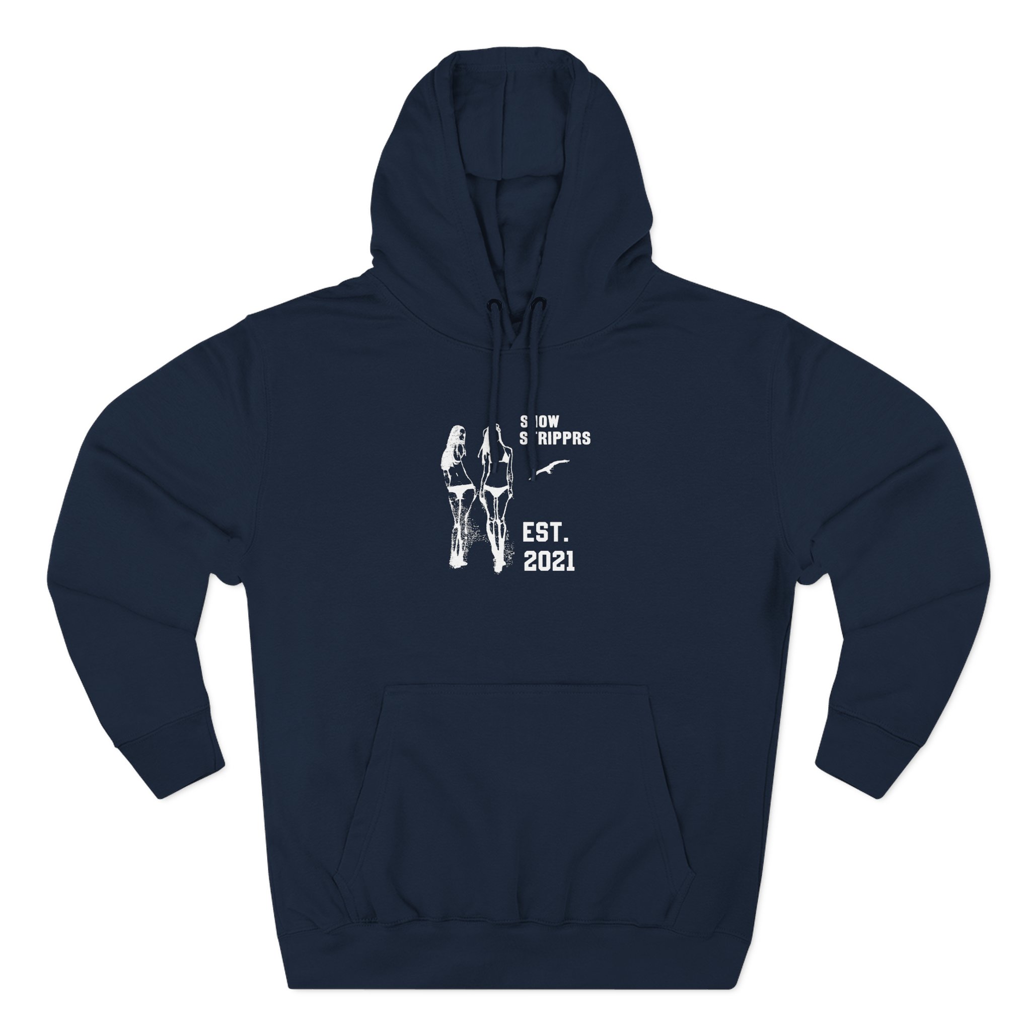 Snow Strippers Three-Panel Fleece Hoodie - Image 5