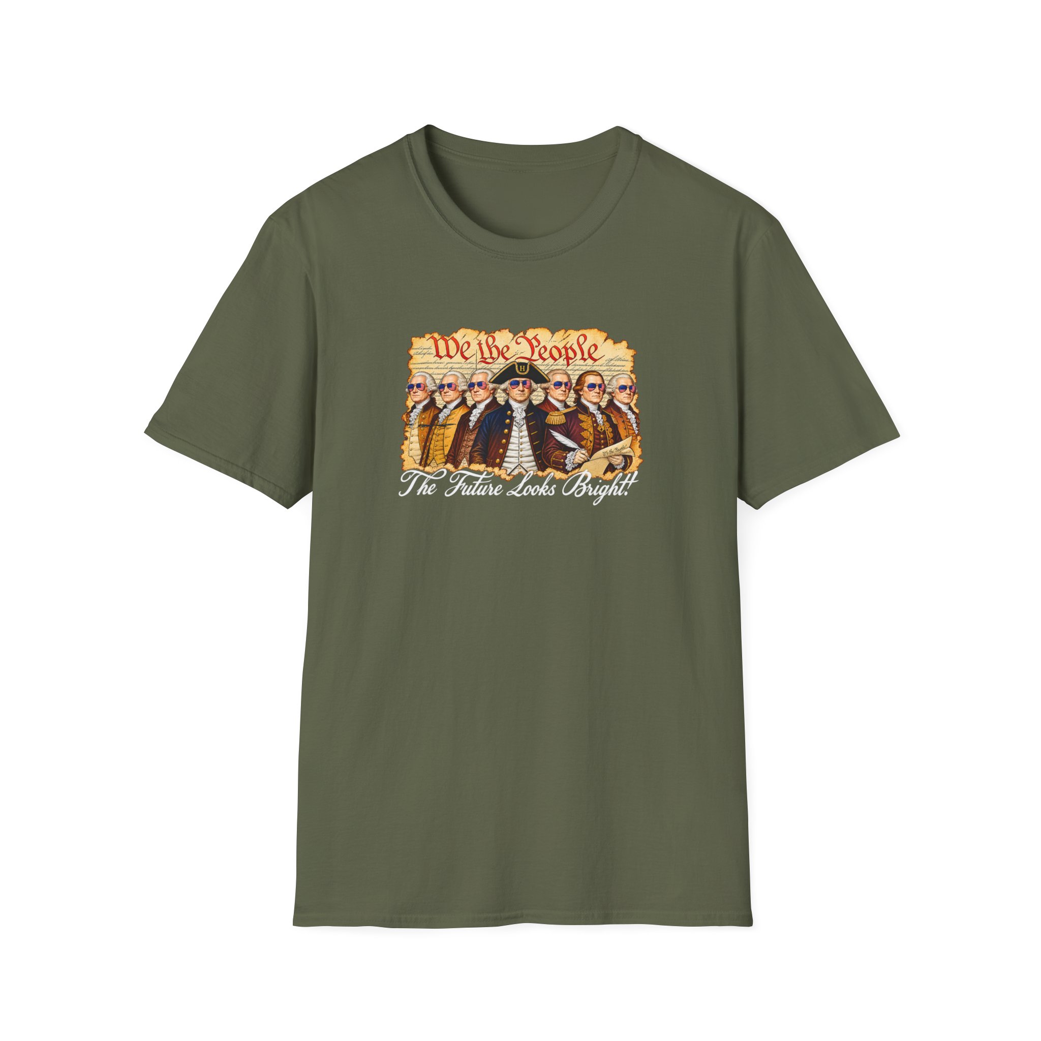 Valuetainment Flb Founding Fathers Unisex Softstyle T-Shirt - Image 5