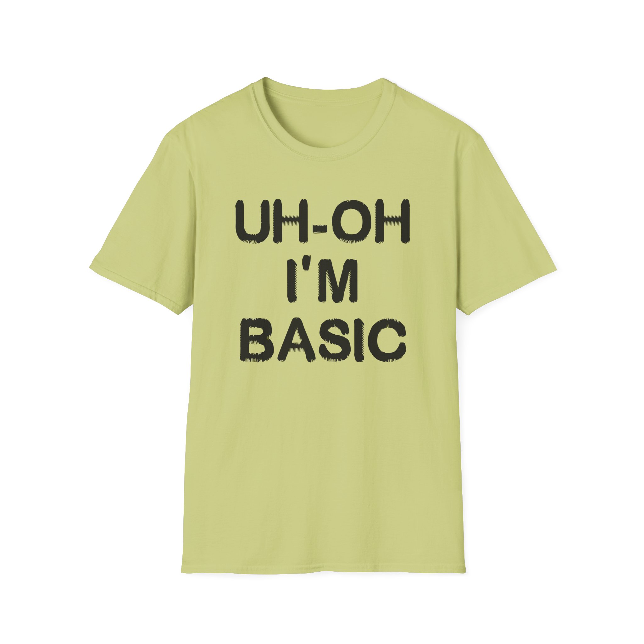 Djo Uh-oh I'm Basic Unisex Softstyle T-Shirt - Image 13