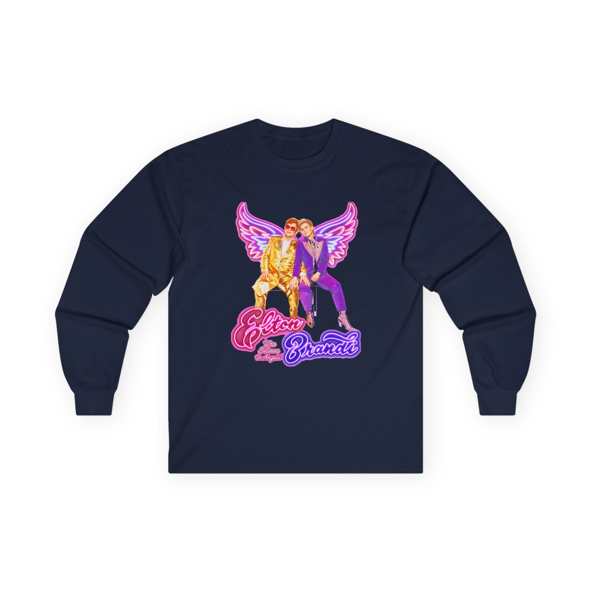 Ej Farewell Who Believes in Angels? Alternate Unisex Ultra Cotton Long Sleeve Tee - Image 5