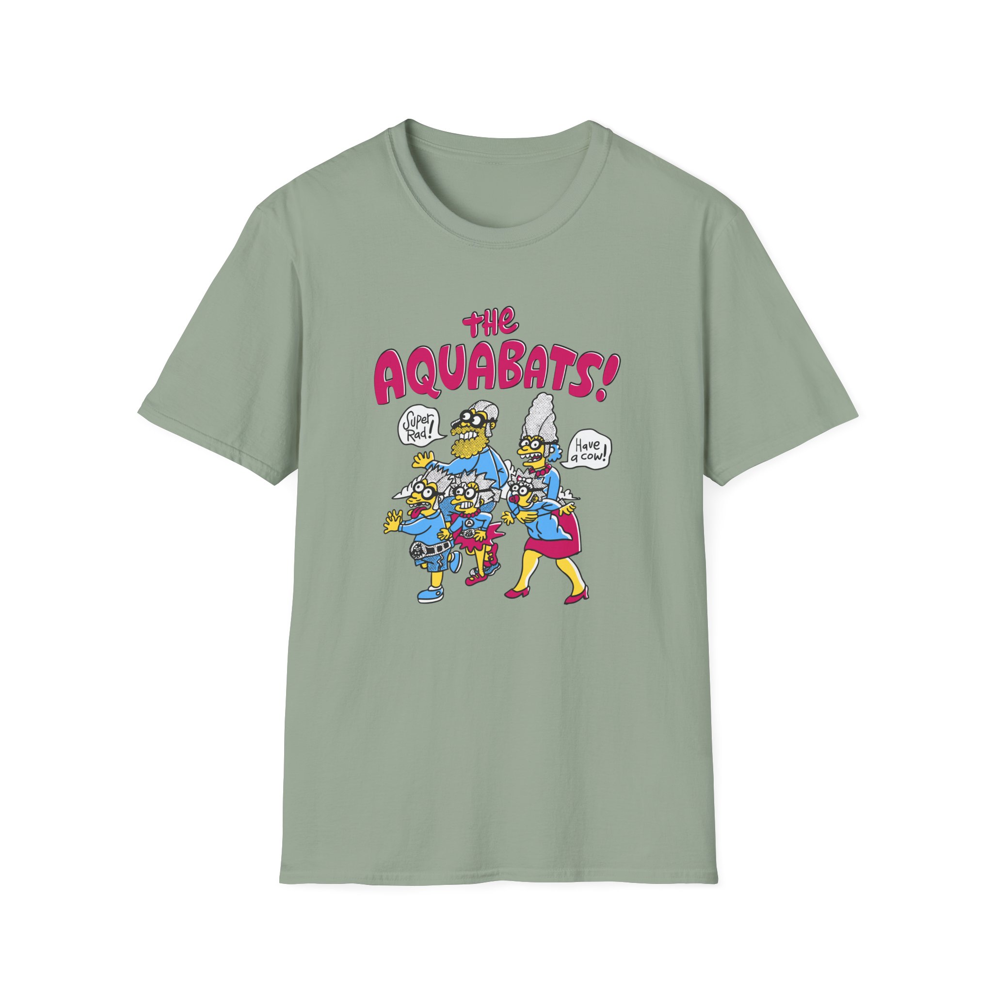 The Aquabats! Happy Family Unisex Softstyle T-Shirt - Image 11