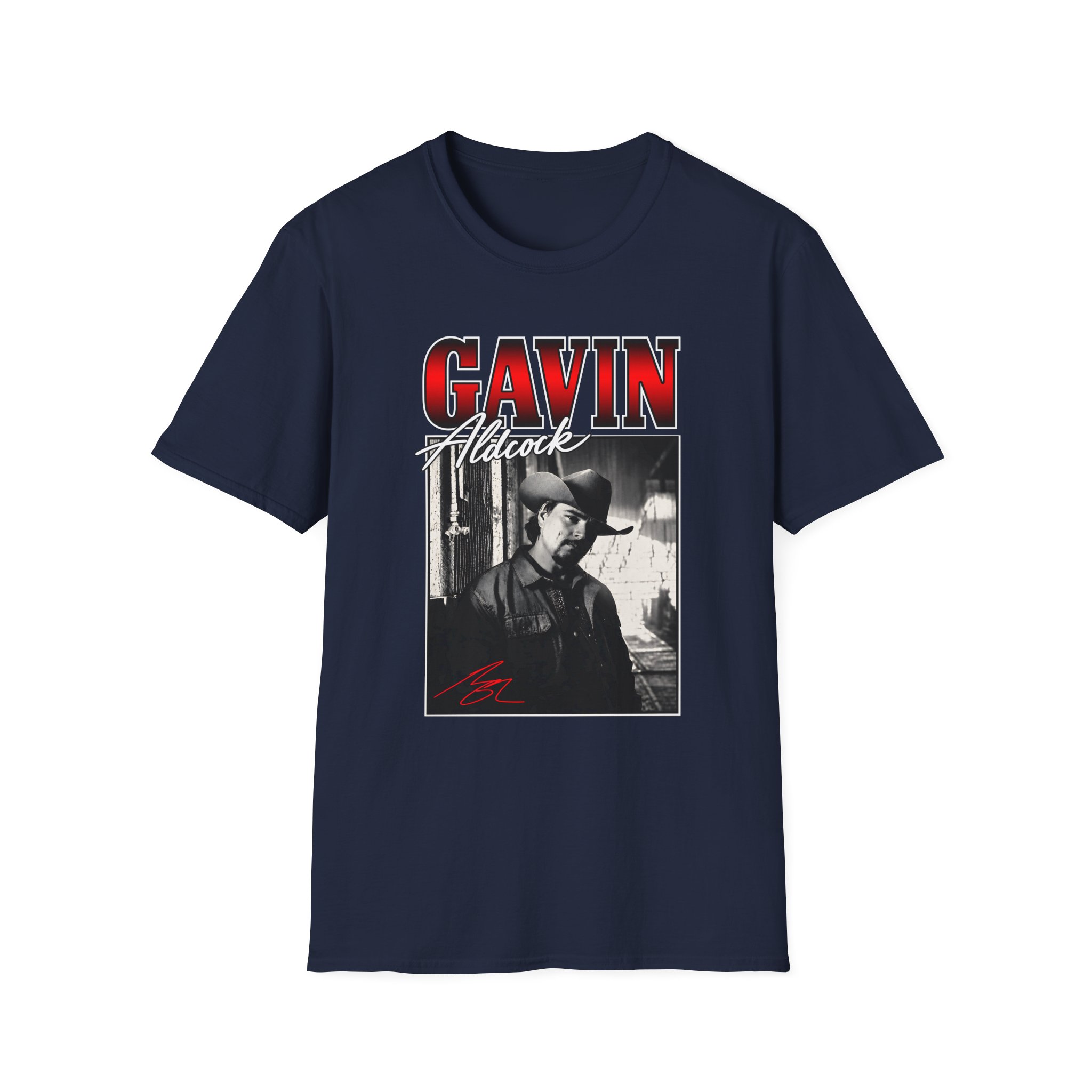 Gavin Adcock Signature Unisex Softstyle T-Shirt - Image 19