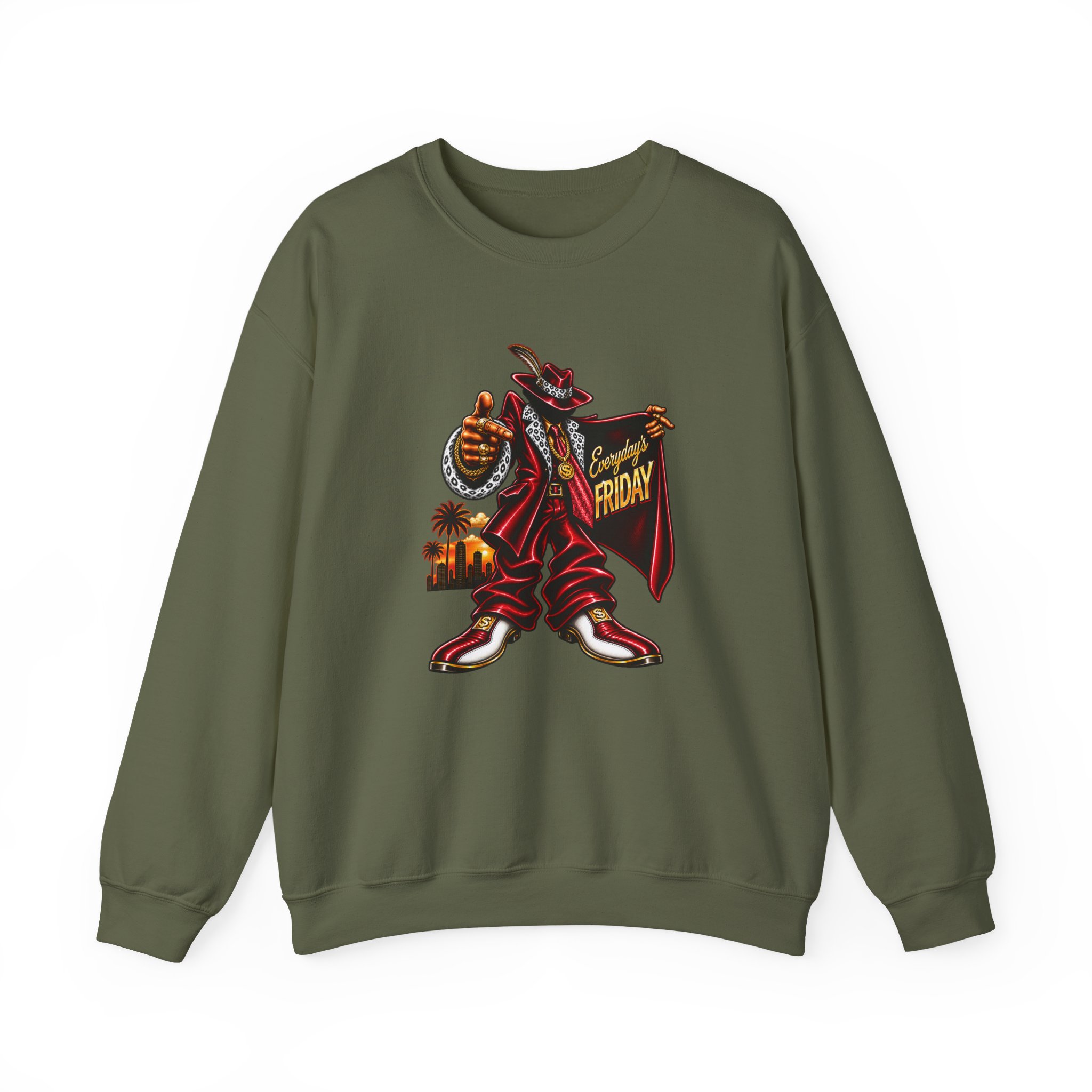 Ice Cube Pimp Unisex Heavy Blend™ Crewneck Sweatshirt - Image 5