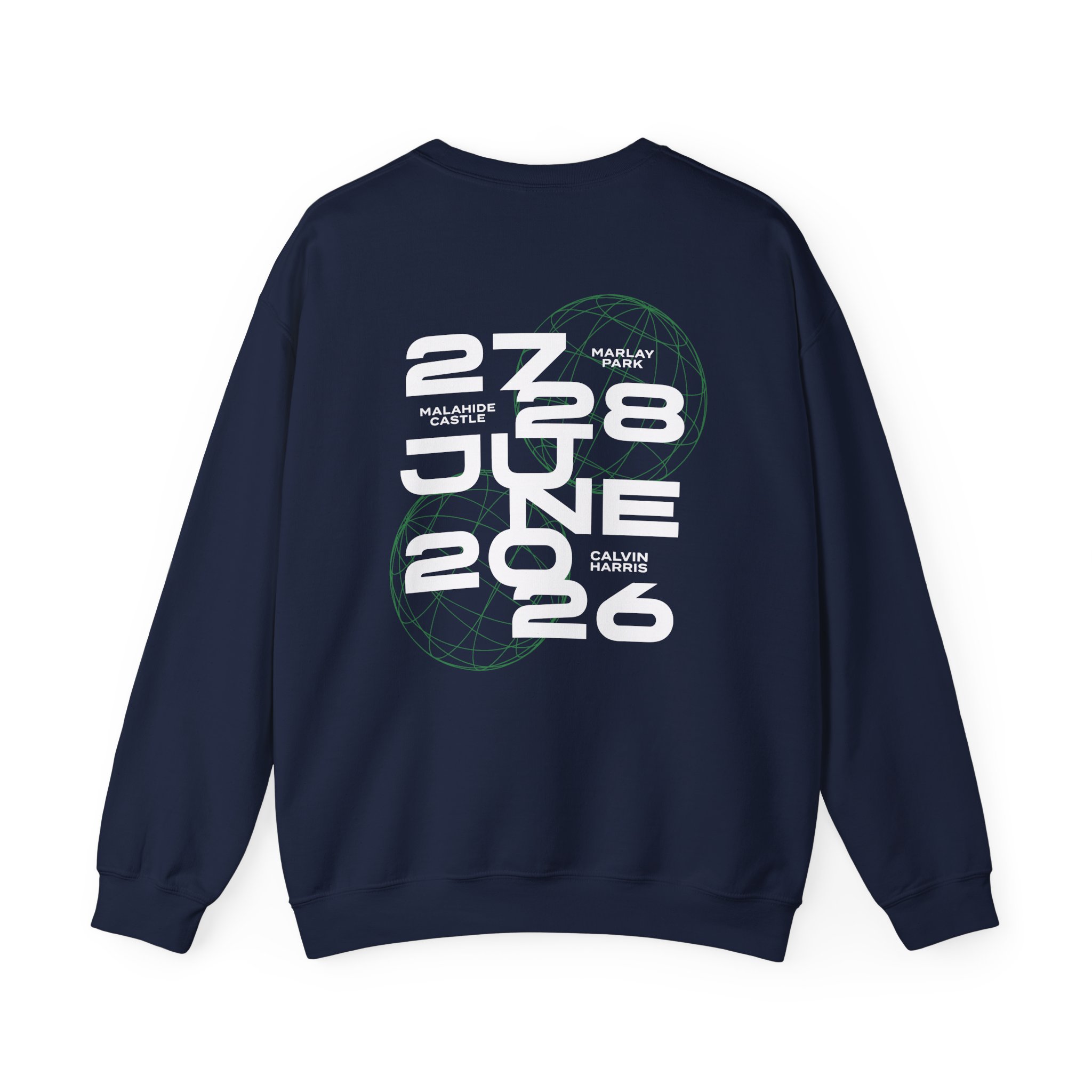 Calvin Harris Wireframe Marlay Park Unisex Heavy Blend™ Crewneck Sweatshirt - Image 12