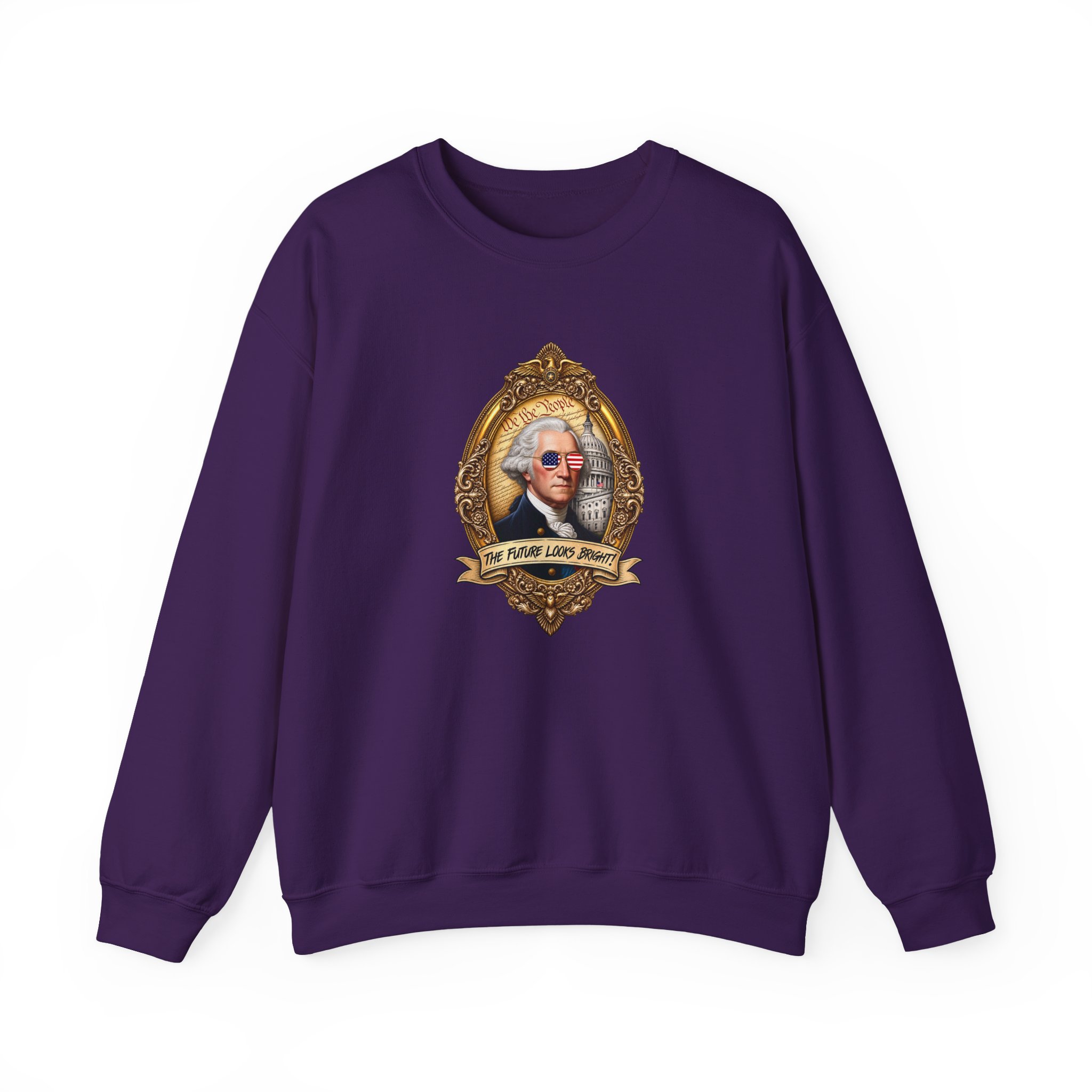 Valuetainment George Washington Unisex Heavy Blend™ Crewneck Sweatshirt - Image 13