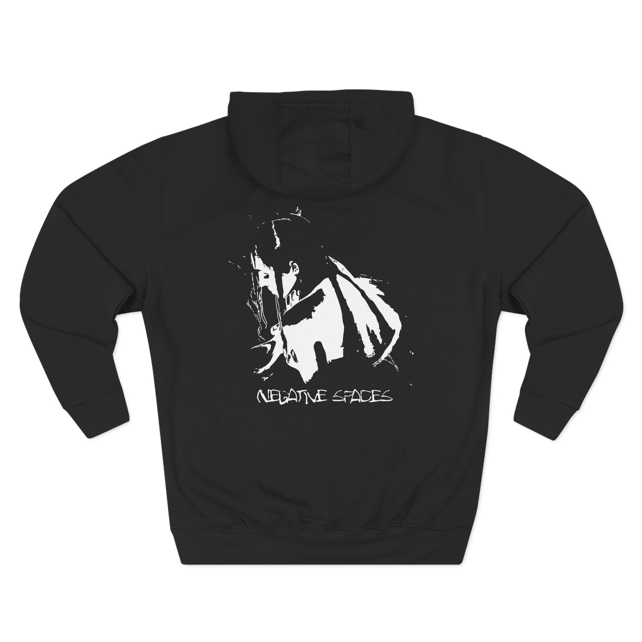 Poppy Negative Spaces Three-Panel Fleece Hoodie - Image 4