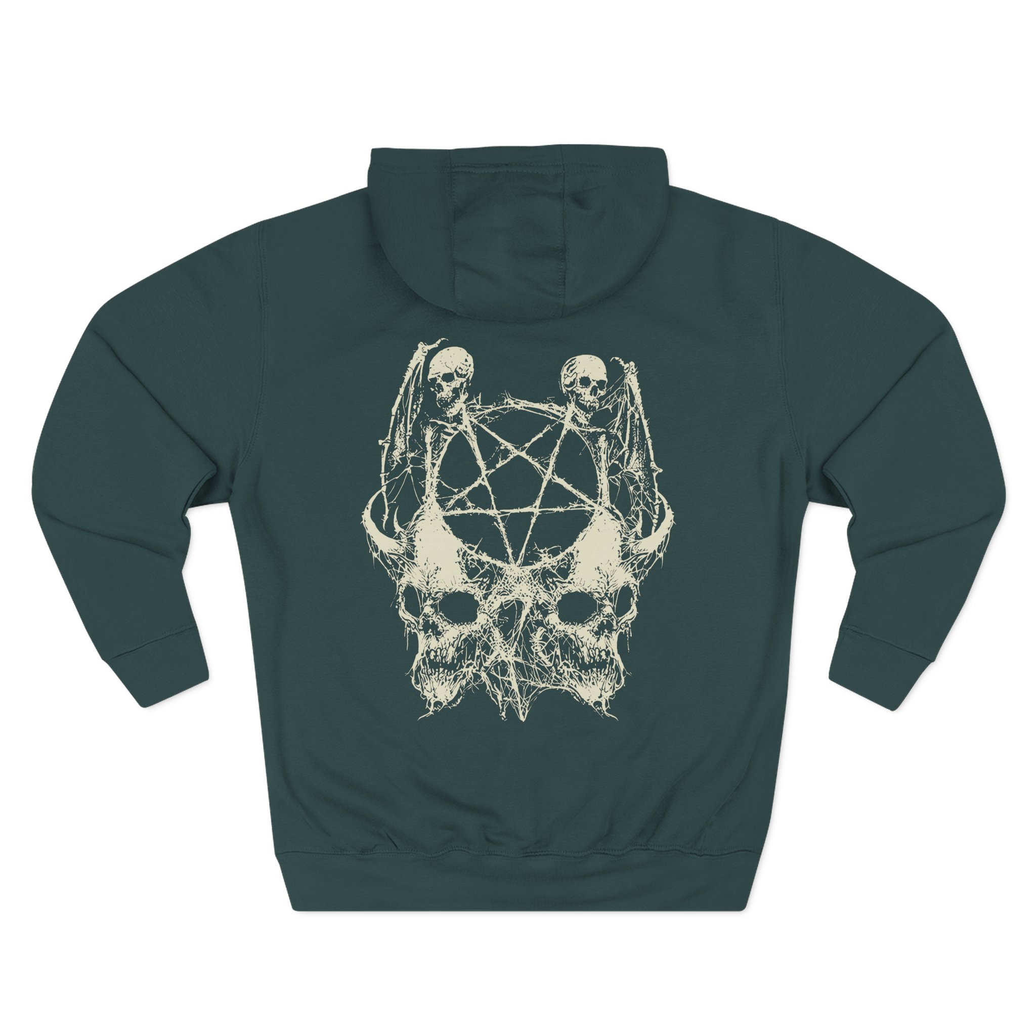 Paleface Swiss Skull Three-Panel Fleece Hoodie - Image 6