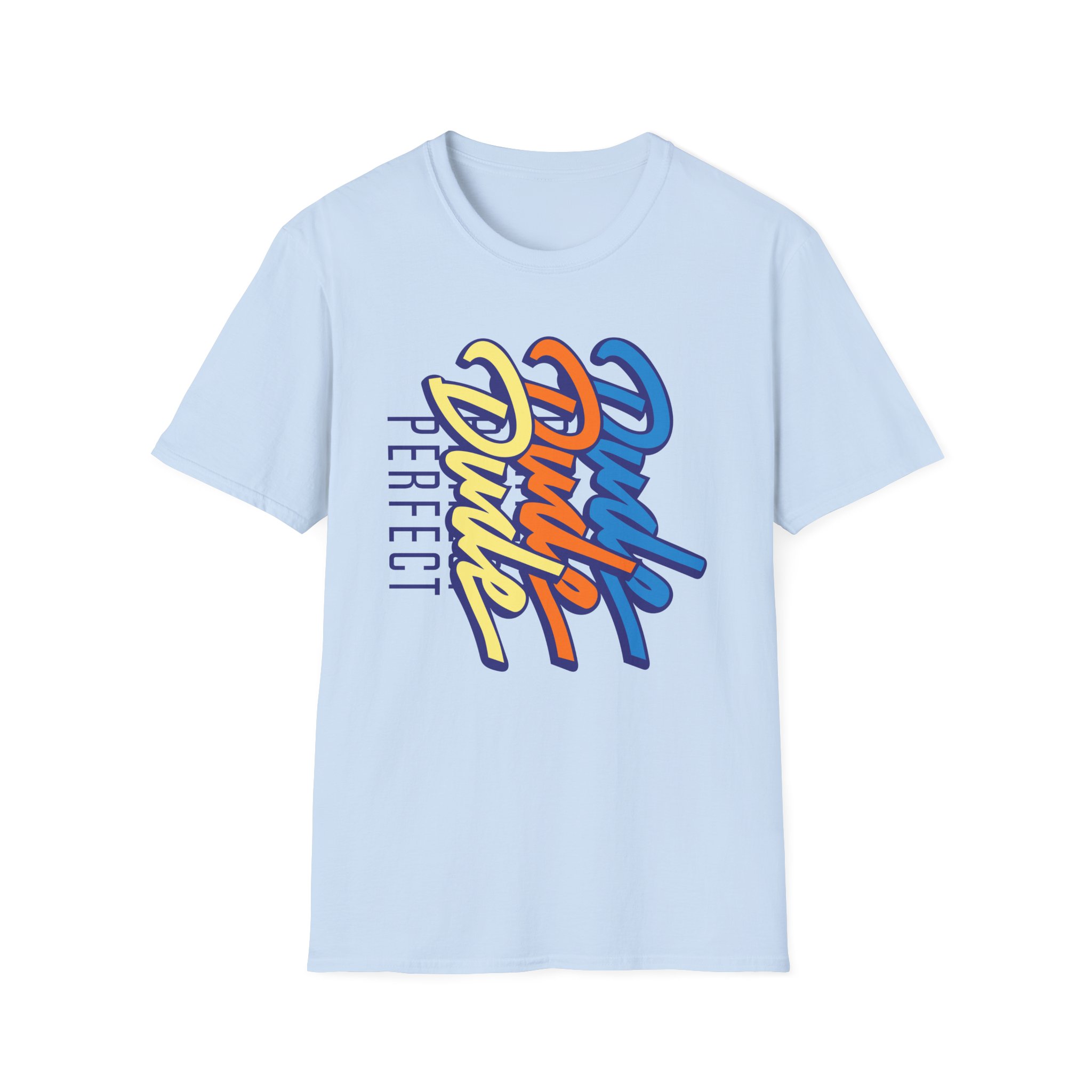 Dude Perfect Stacked Script Unisex Softstyle T-Shirt - Image 11
